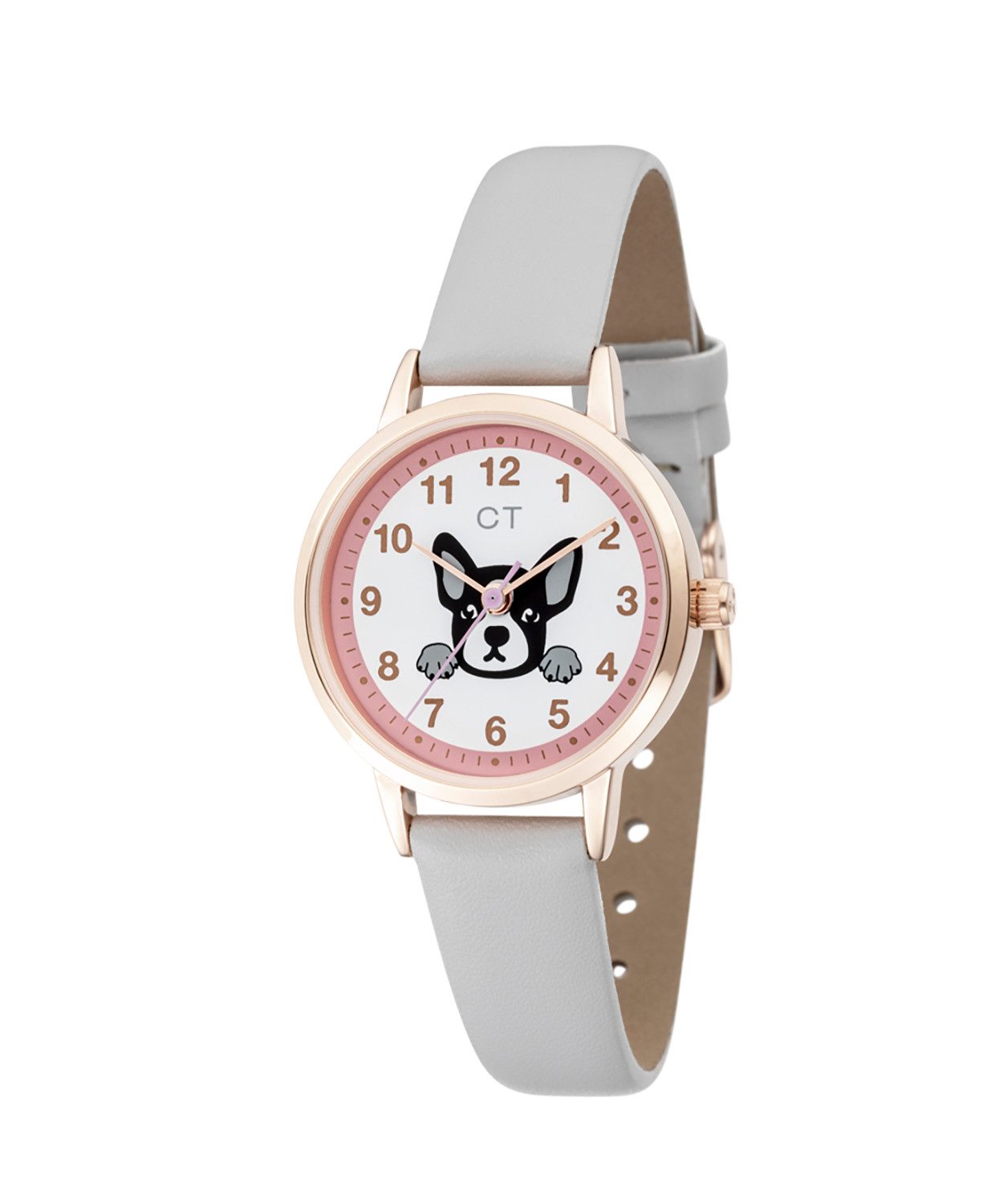 COOL TIME Kwartshorloge The Cool Grey Bully Horloge, kinderhorloge, meisje, analoog