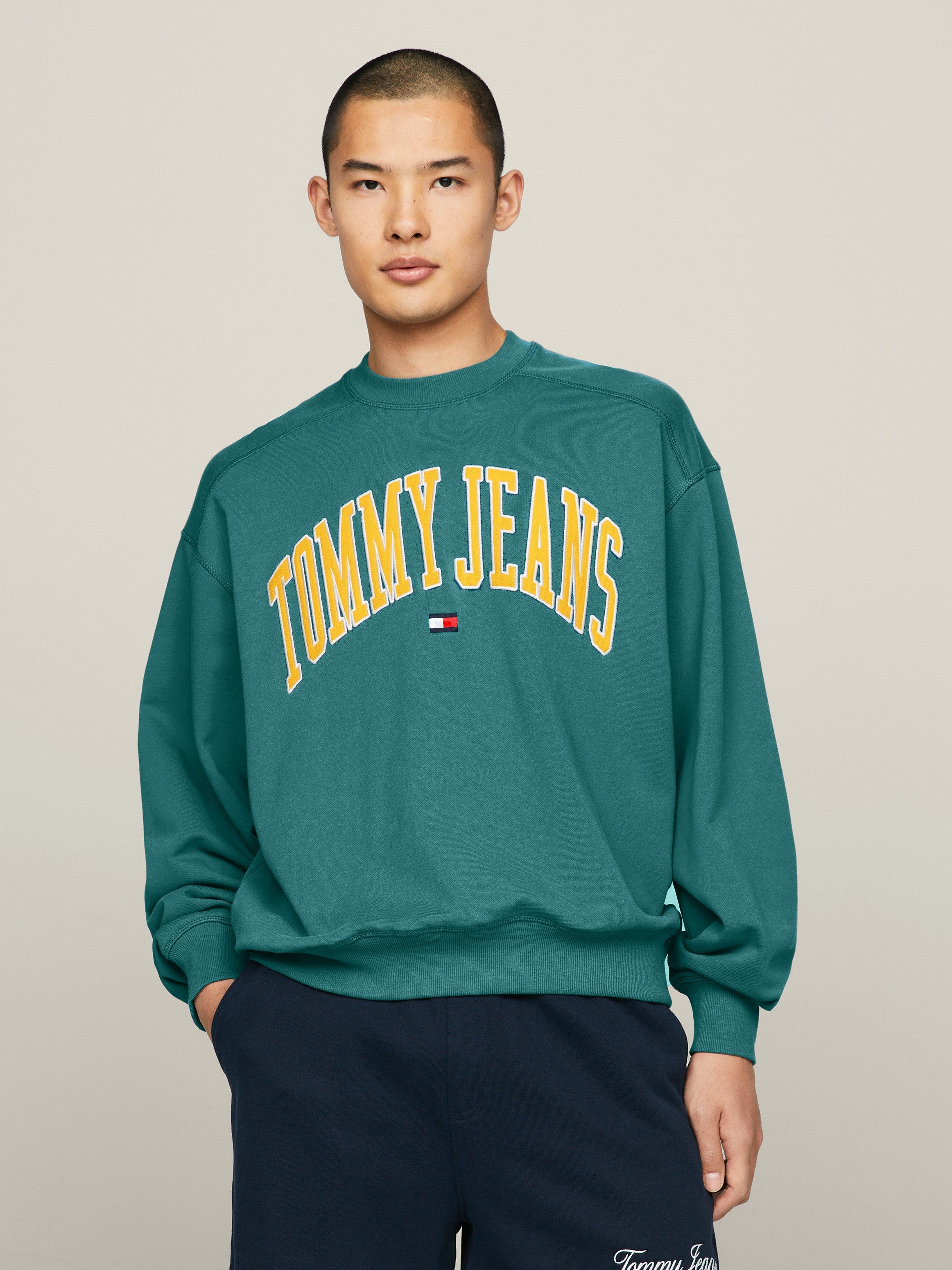 TOMMY JEANS Sweatshirt TJM BOXY POP VARSITY CREW
