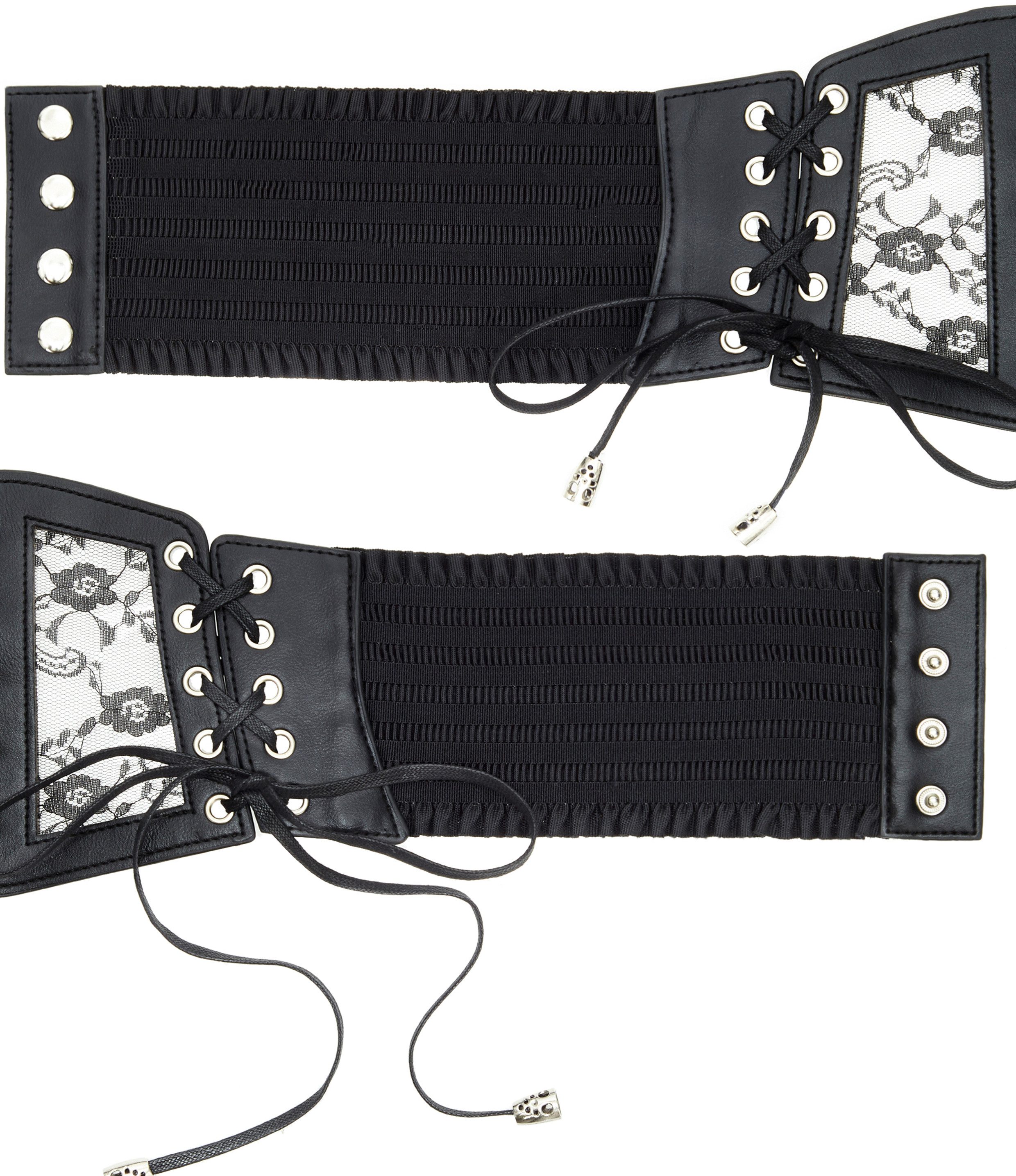 Lascana Belle Affaire Tailleriem Stretchriem met kant in corsage-look voor jurk & overall