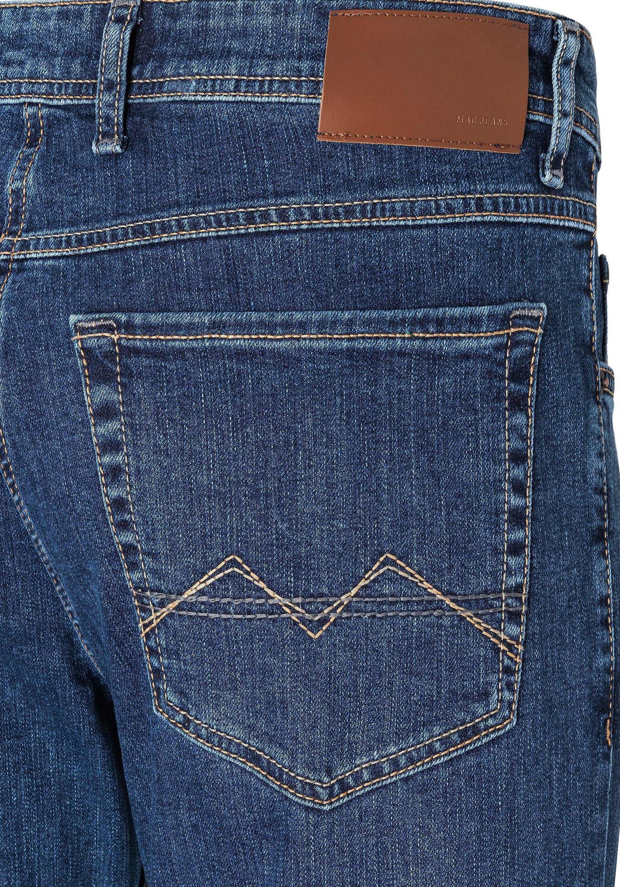 MAC Straight jeans Arne in verzorgde uitstraling, met stretch