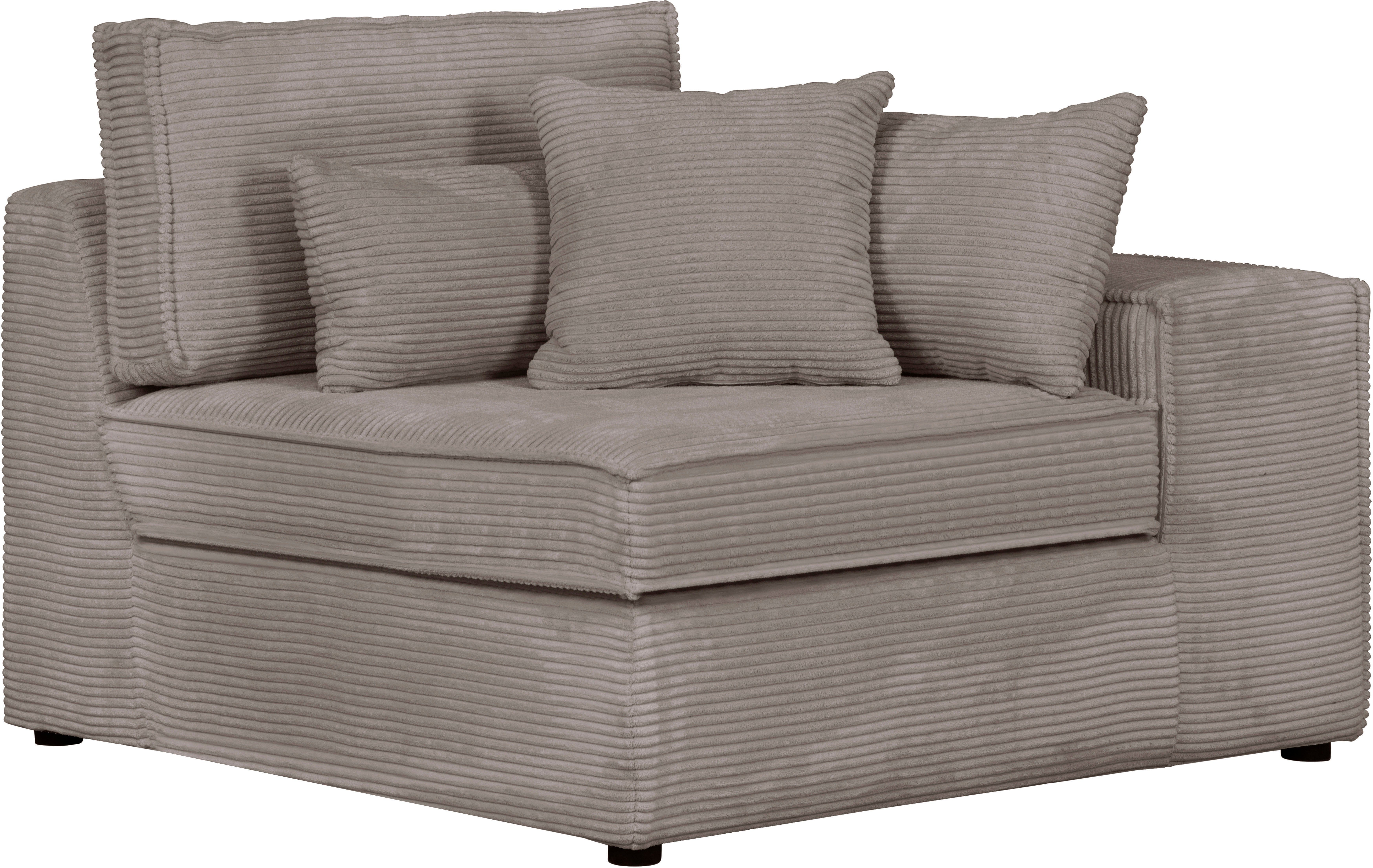 RAUM.ID Sofaelement Enid als deel van een modulaire bank, stevig zitcomfort
