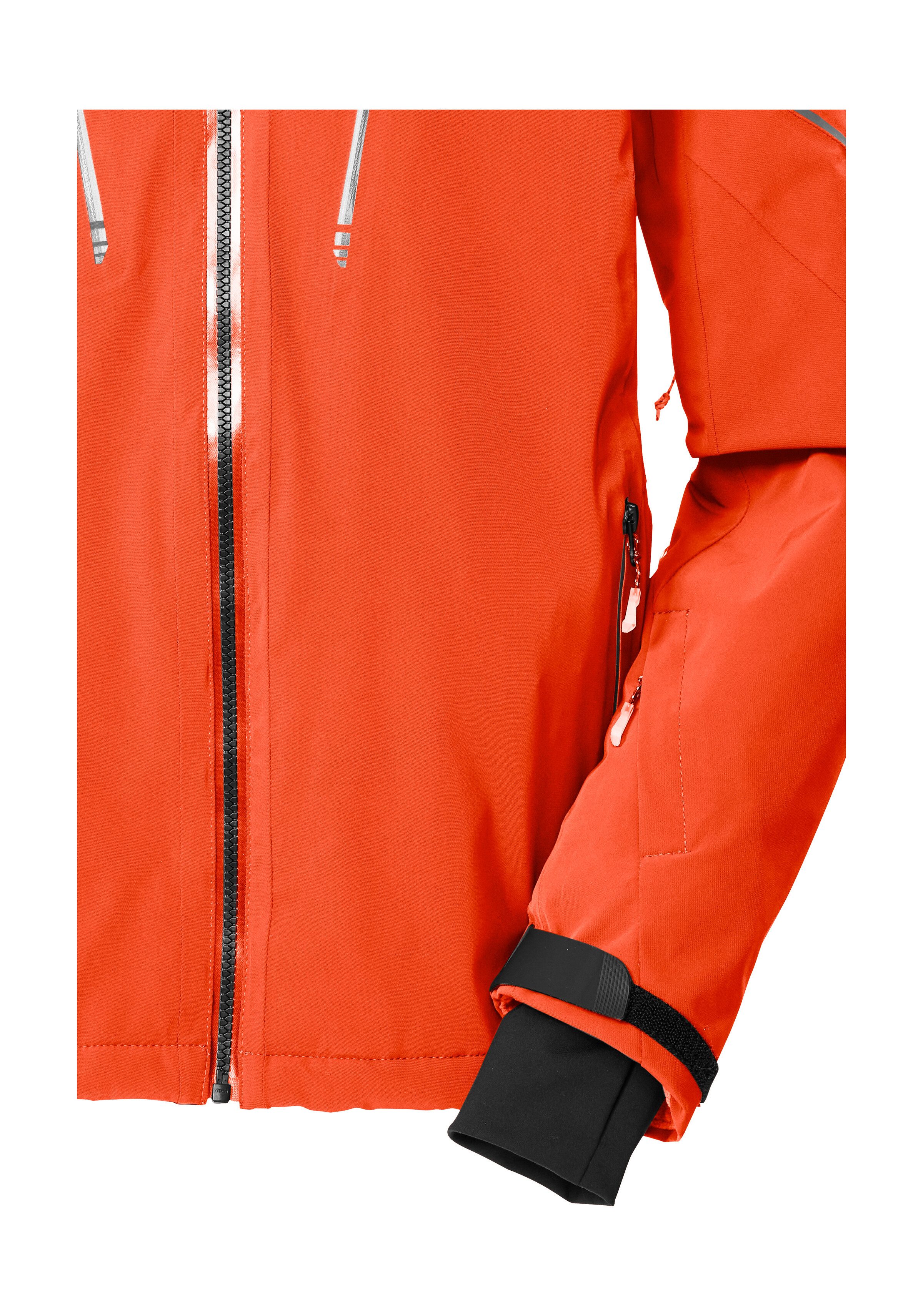 Killtec Ski-jack KSW 50 MN SKI JCKT Heren skijas: waterdicht, ademend, 4-way-stretch, sneeuwvanger