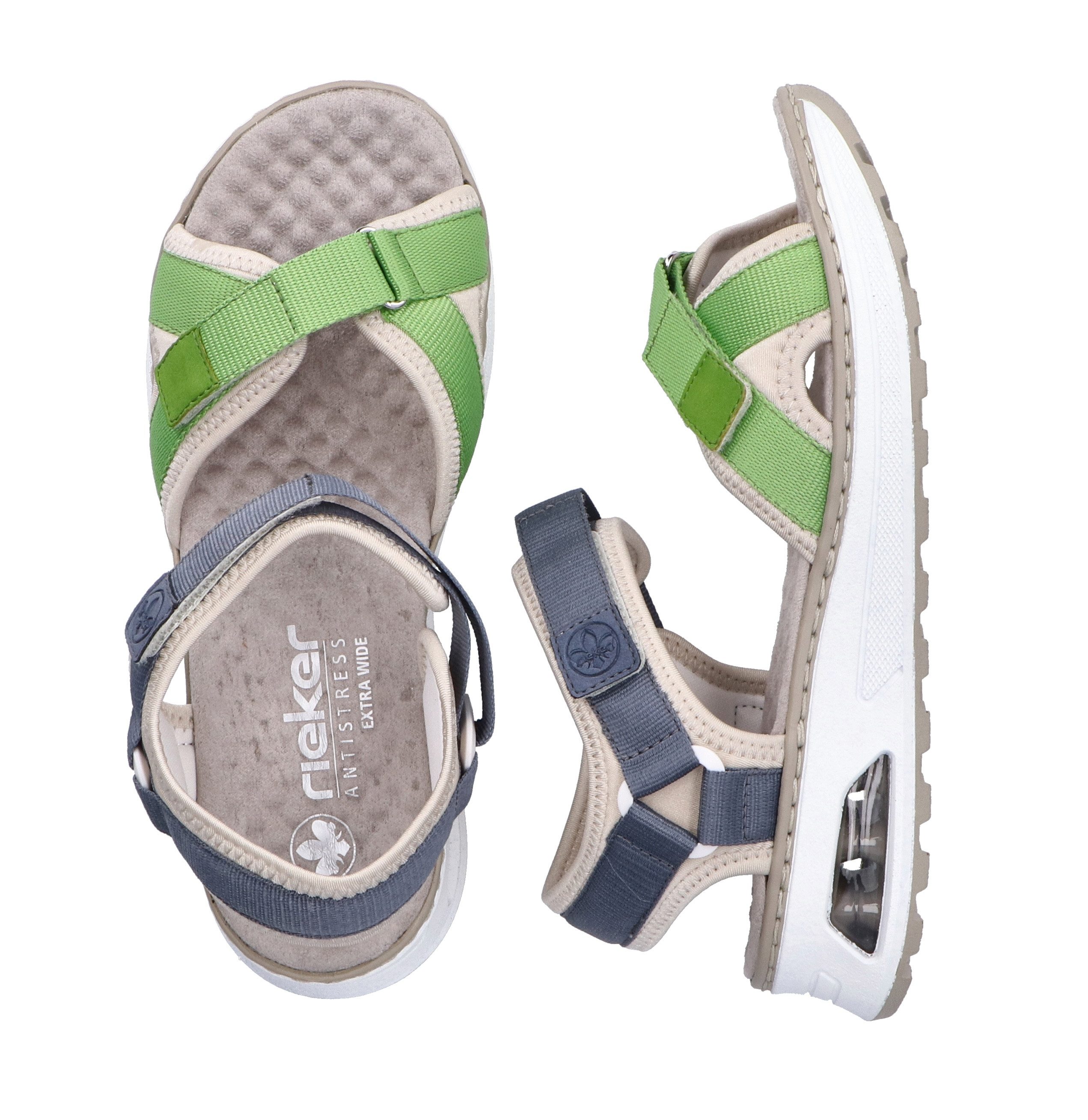 Rieker Trekkingsandalen met praktische klittenbandsluitingen