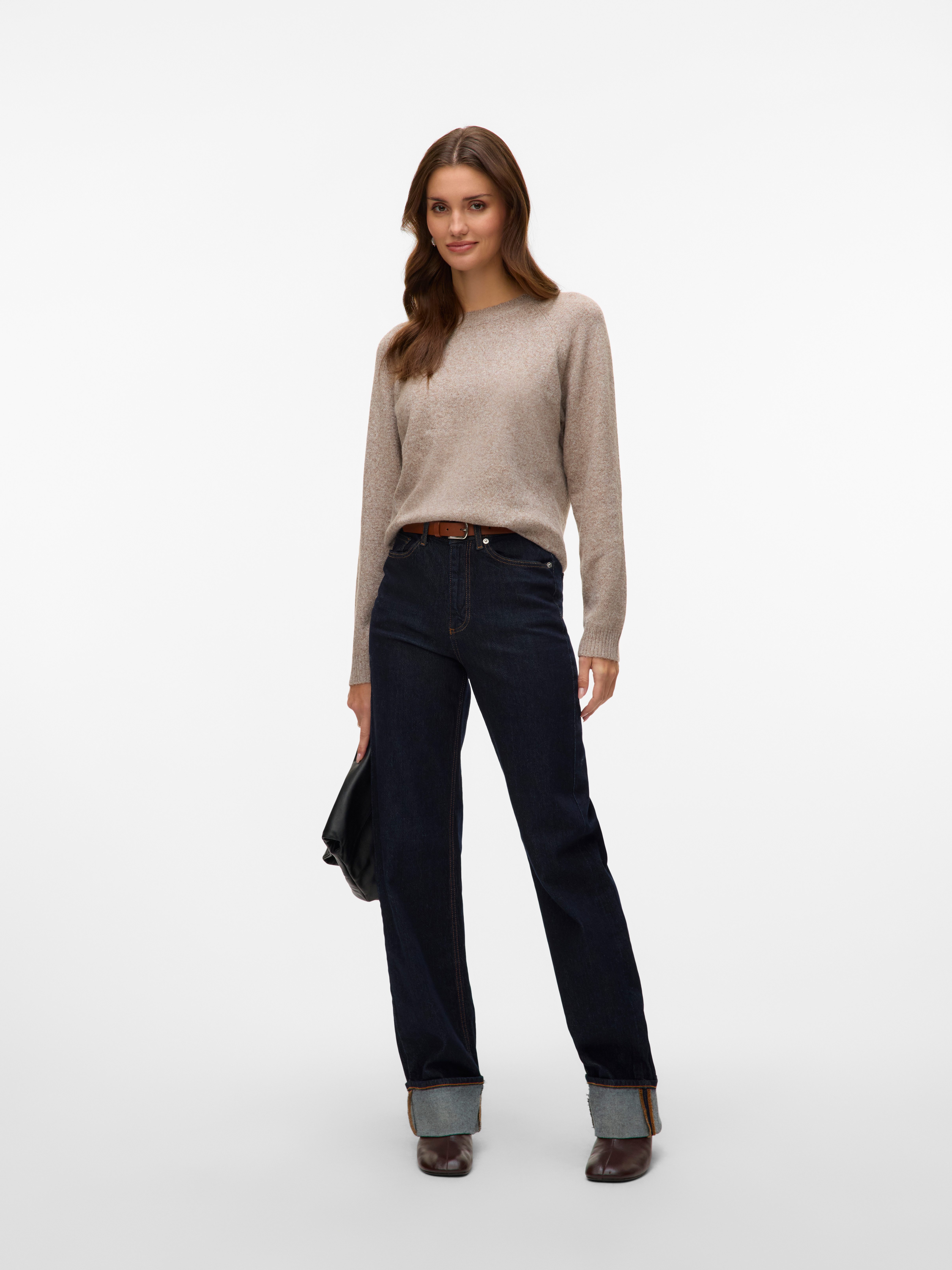 Vero Moda Trui met ronde hals VMDOFFY LS O-NECK BLOUSE GA NOOS