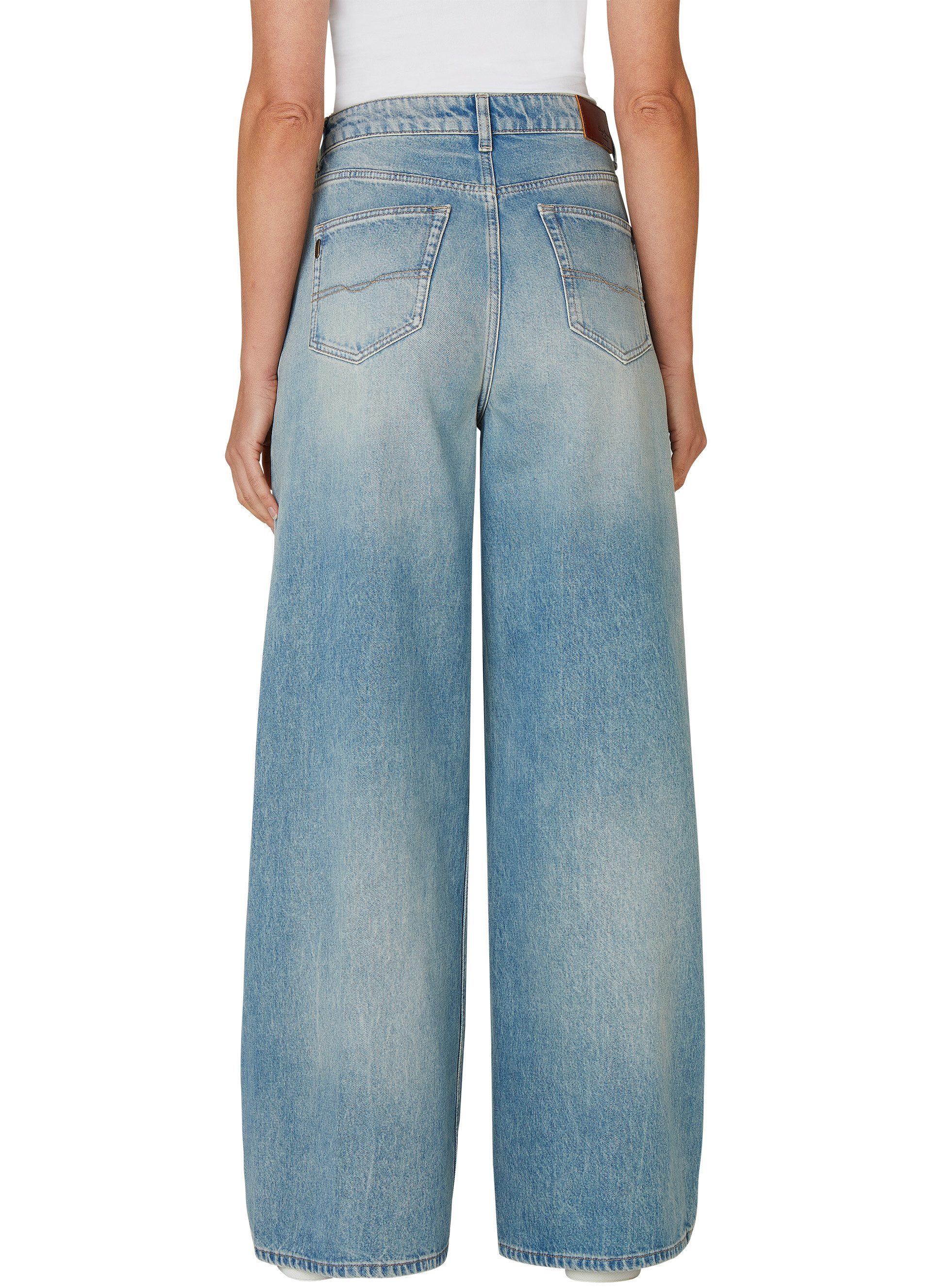 Pepe Jeans Wijd uitlopende jeans WIDE LEG JEANS UHW