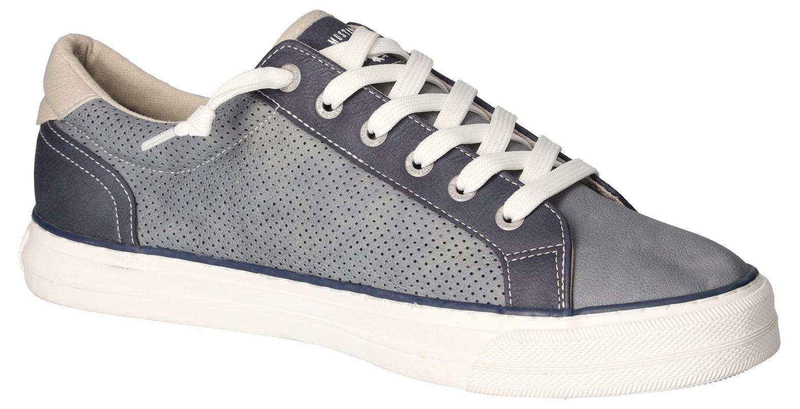 Mustang Shoes Slip-on sneakers met stijlvolle zijstrip, vrijetijdsschoen, lage schoen, veterschoen