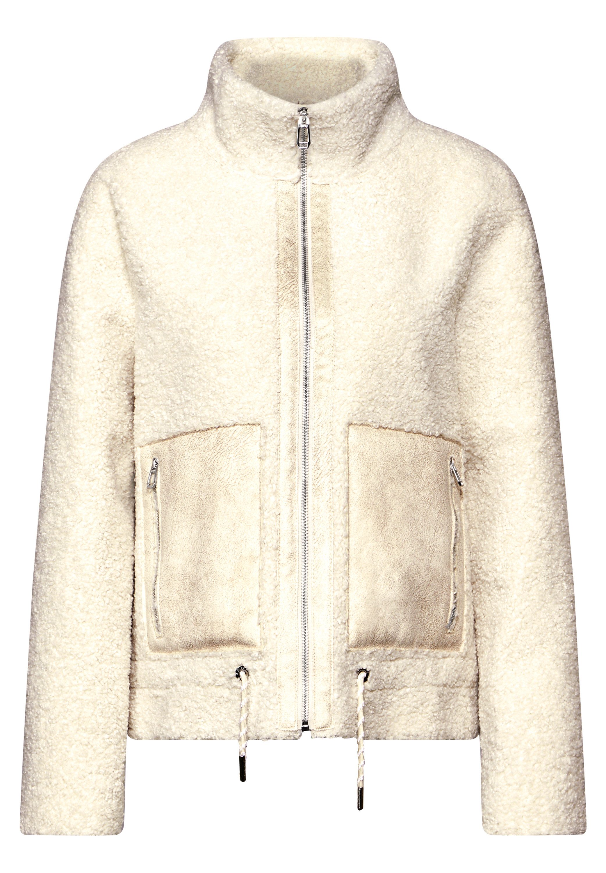 STREET ONE Jasje met shearling-details