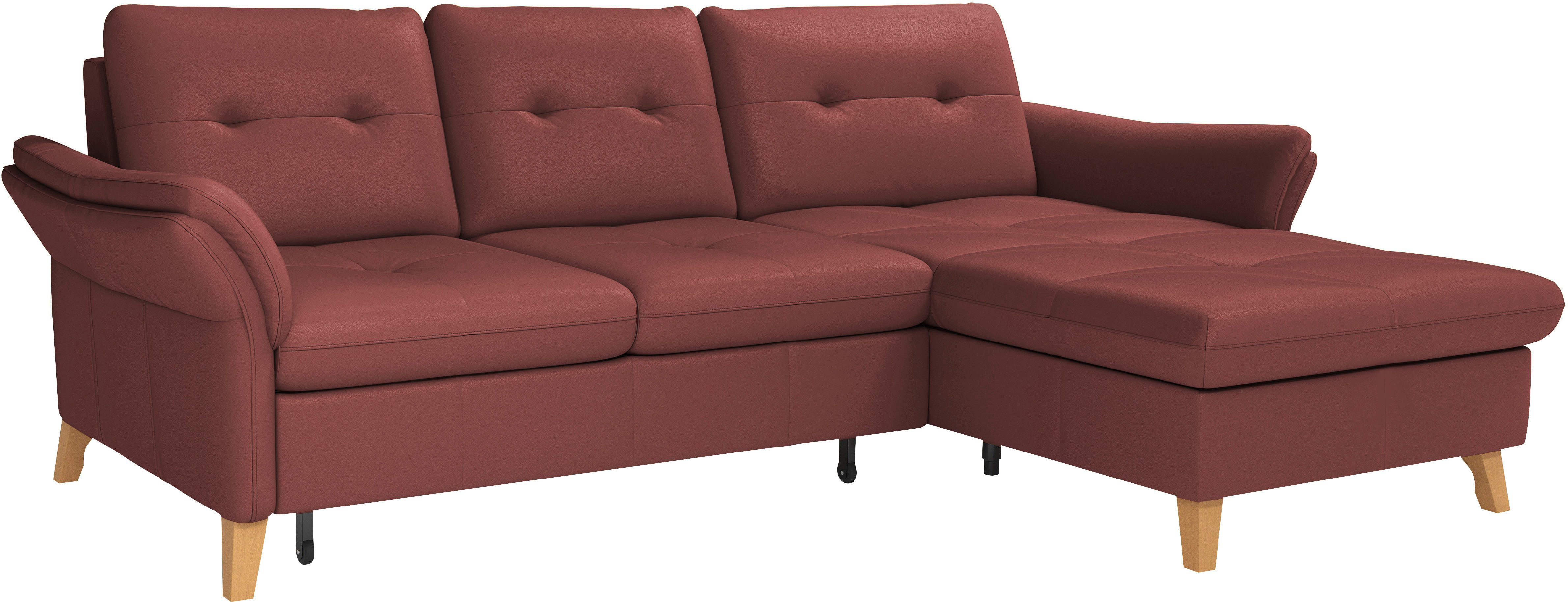 sit&more Hoekbank Göteborg Zitdiepteverstelling en binnenvering, naar keuze met slaapfunctie