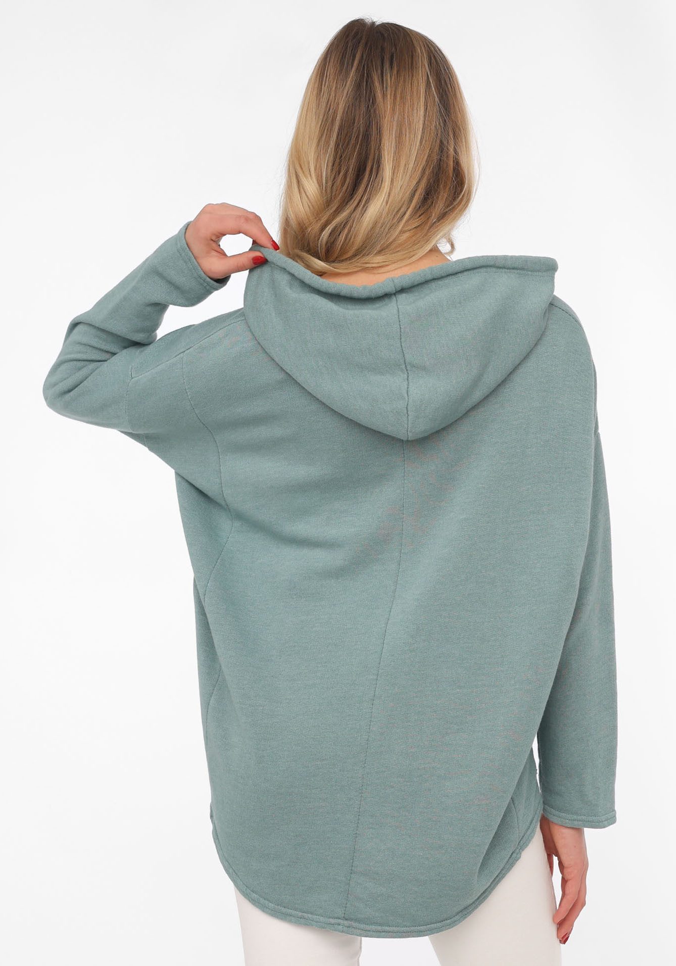 Zwillingsherz Hoodie Moin met capuchon en stempeldruk