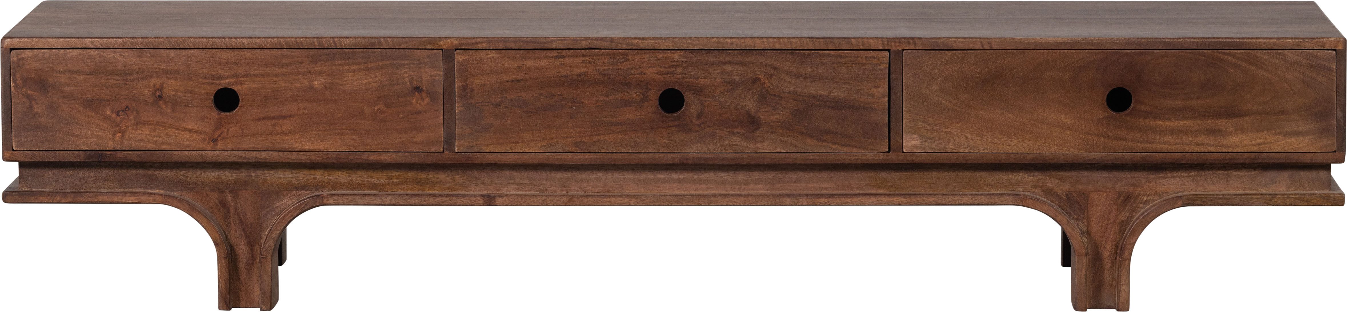 WOOOD Tv-meubel Staes TV-Board TV-kast, drie lades, H 37 cm x B 180 cm