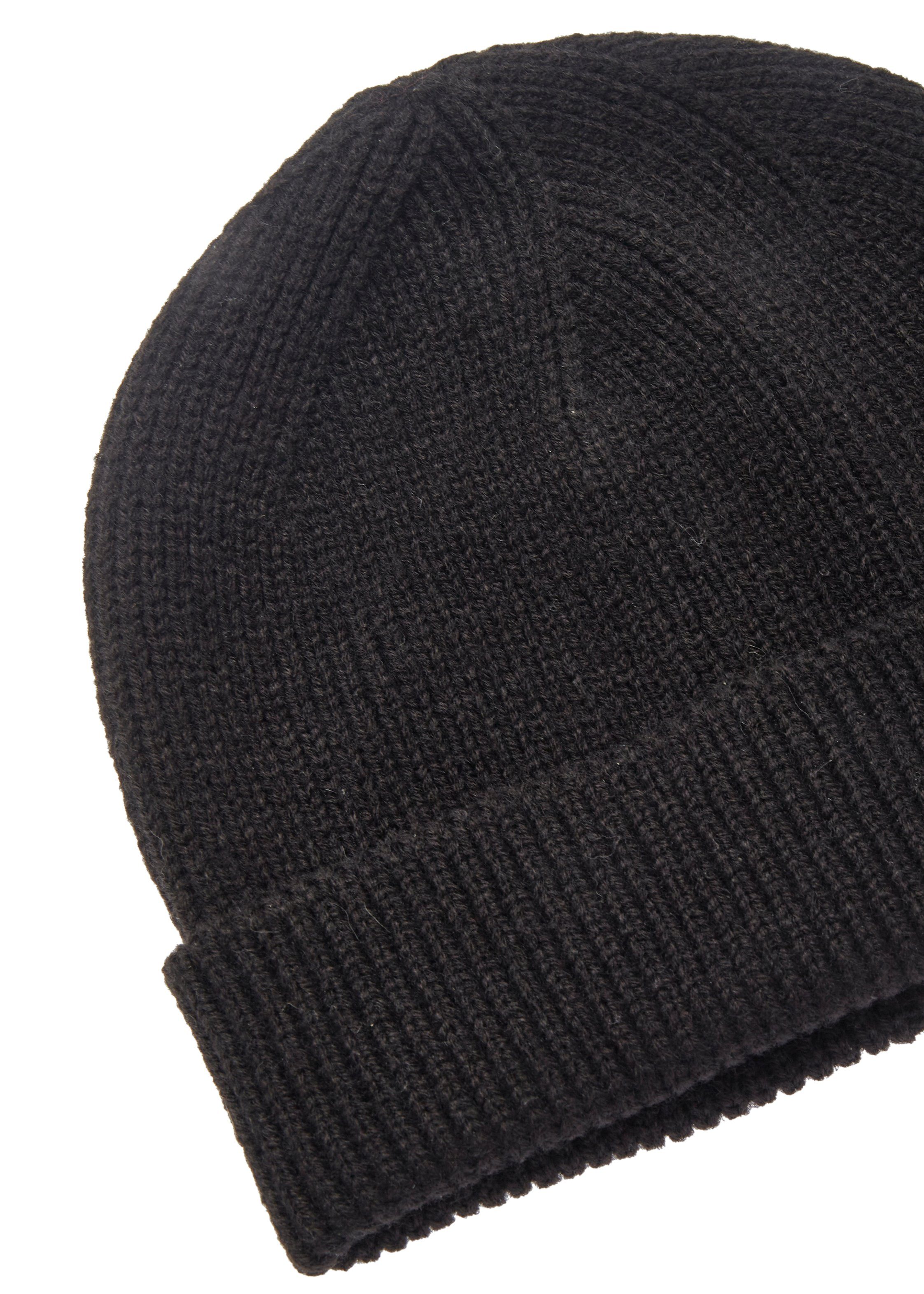 Lascana Gebreide muts Beanie wintermuts wolmuts muts grof gebreid met omslag