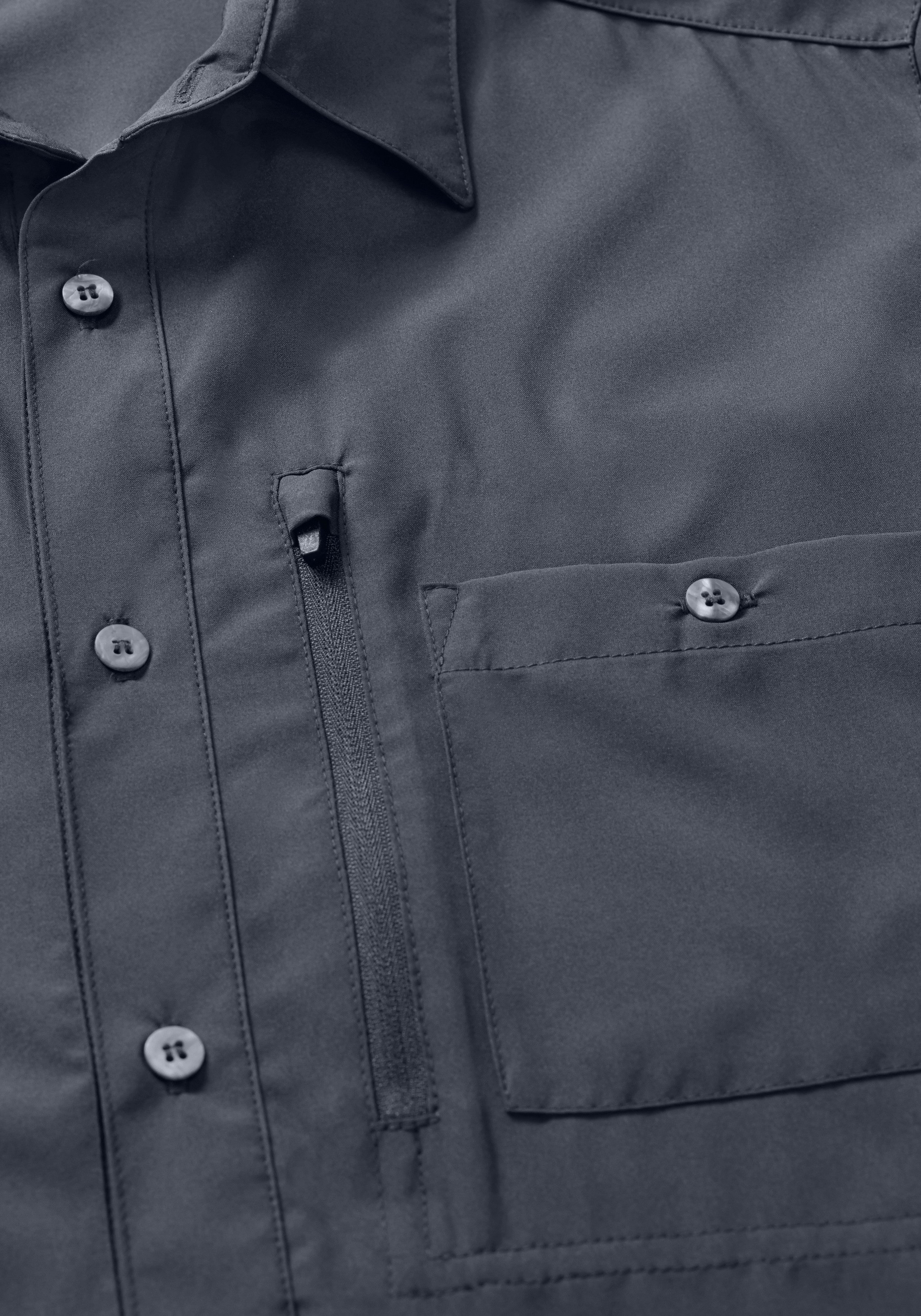 Maier Sports Functioneel shirt Magos L/S M Heren shirt lange mouwen, ademend vrijetijdsshirt, taillering