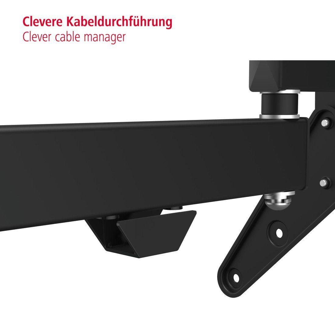 Hama Tv-wandhouder Draaibaar, volledig beweeglijk, 81 - 165 cm (32"- 65"), 43", 50", 55"