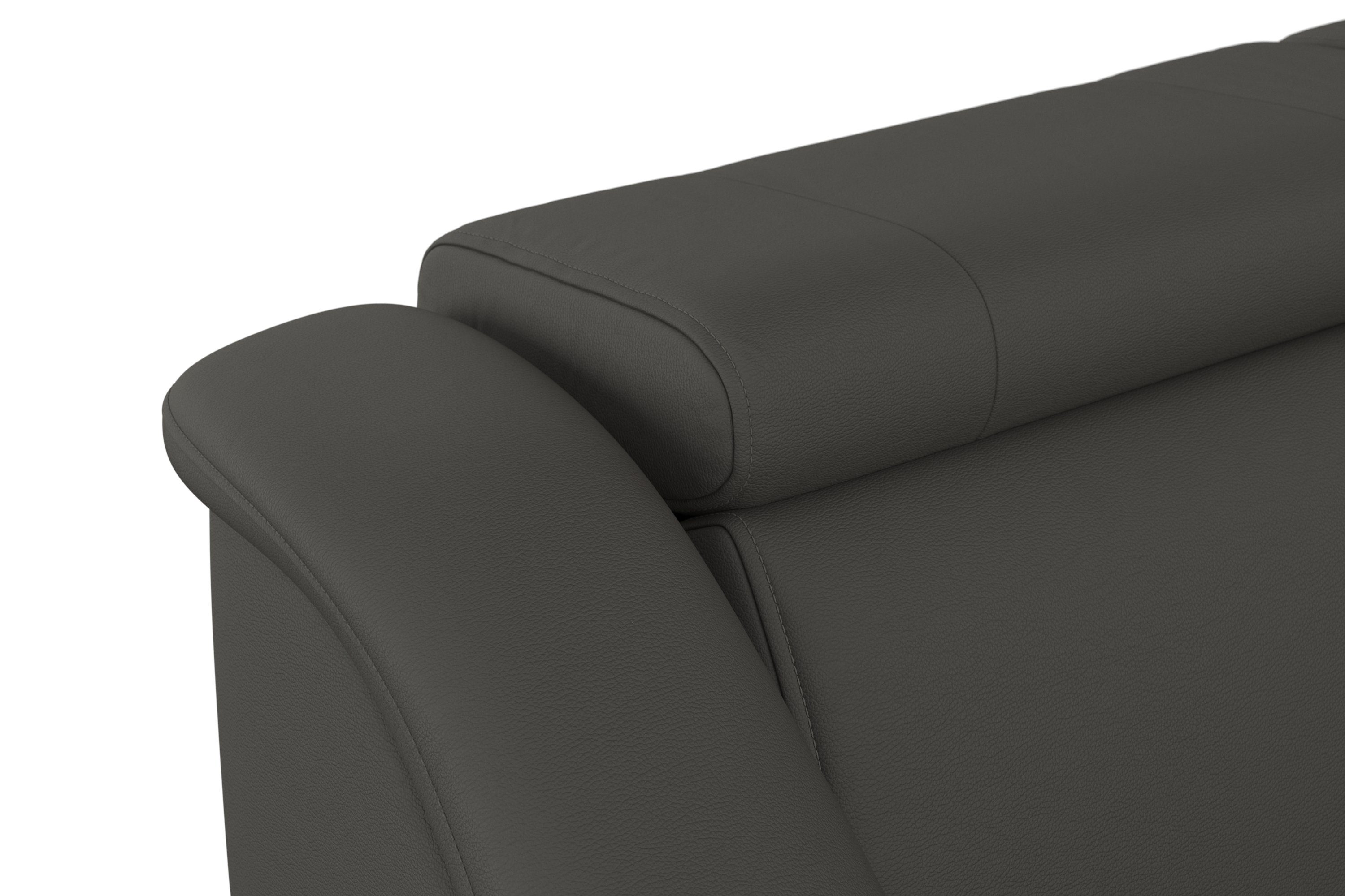 sit&more Hoekbank Freetown L-vorm met verstelbare hoofdsteun en comfortabele binnenvering
