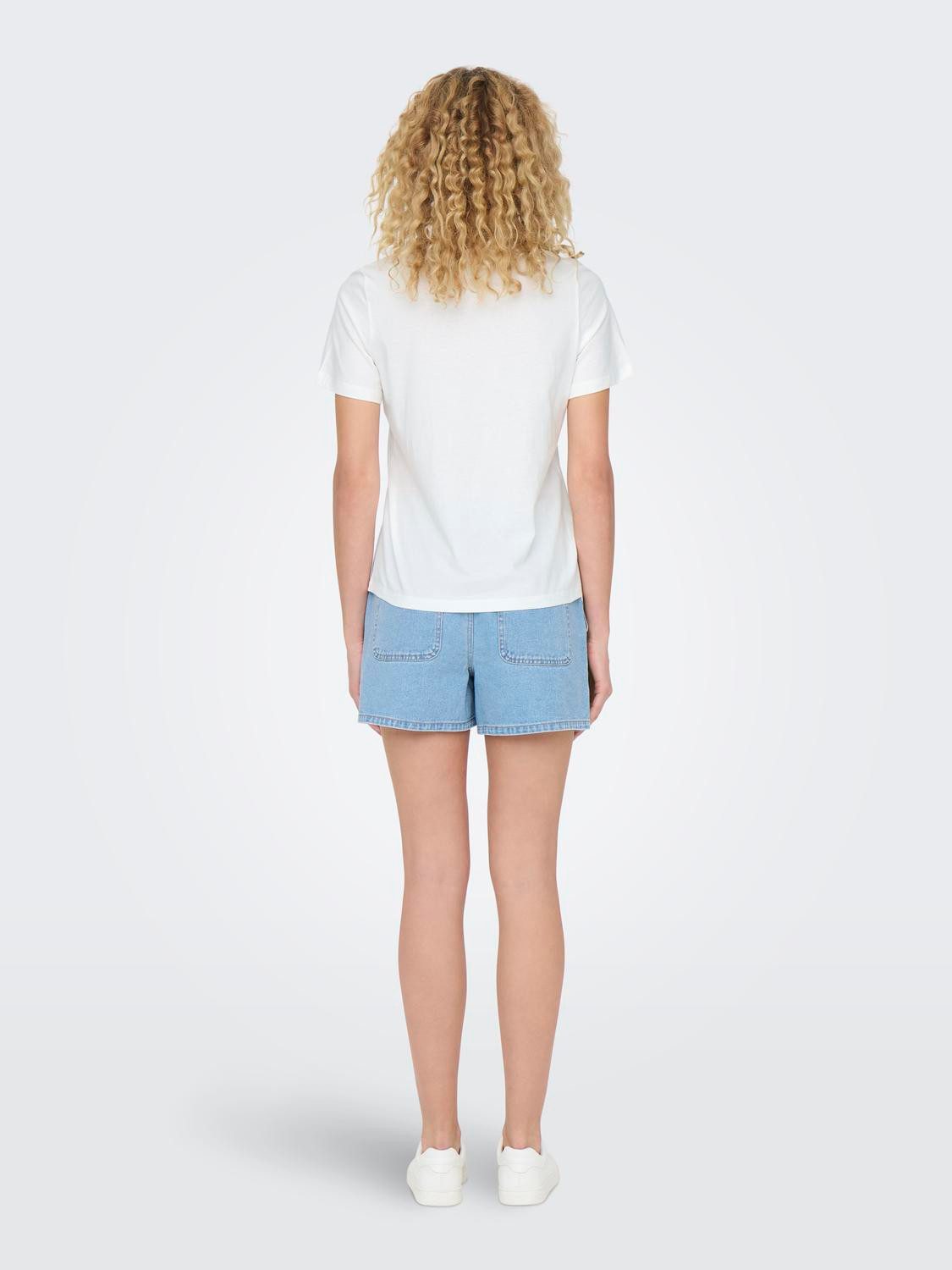 JDY Shirt met korte mouwen JDYPISA S/S PRINT TOP JRS NOOS