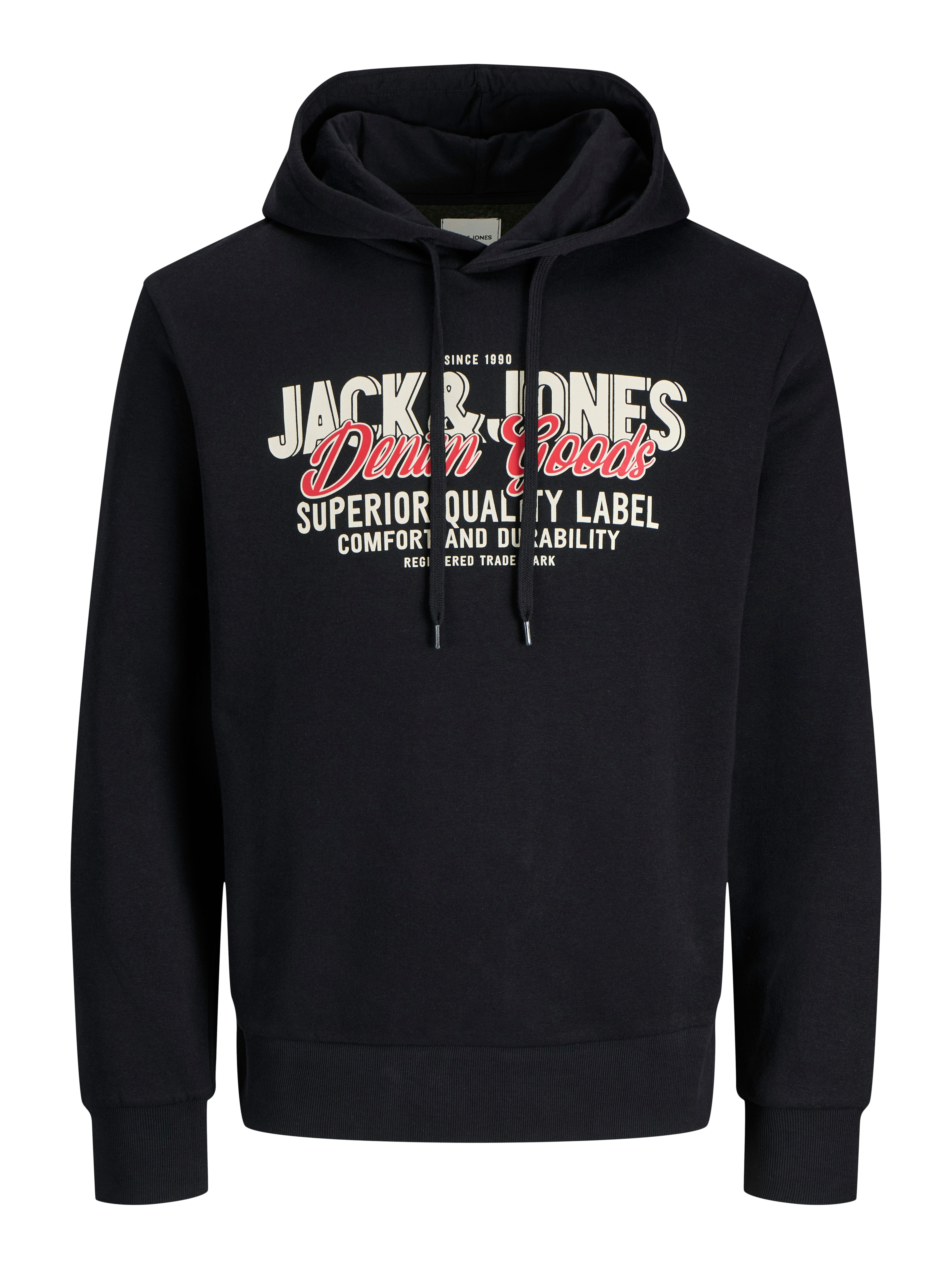 Jack & Jones Hoodie JJELOGO SWEAT HOOD 2 COL 25/26 NOOS