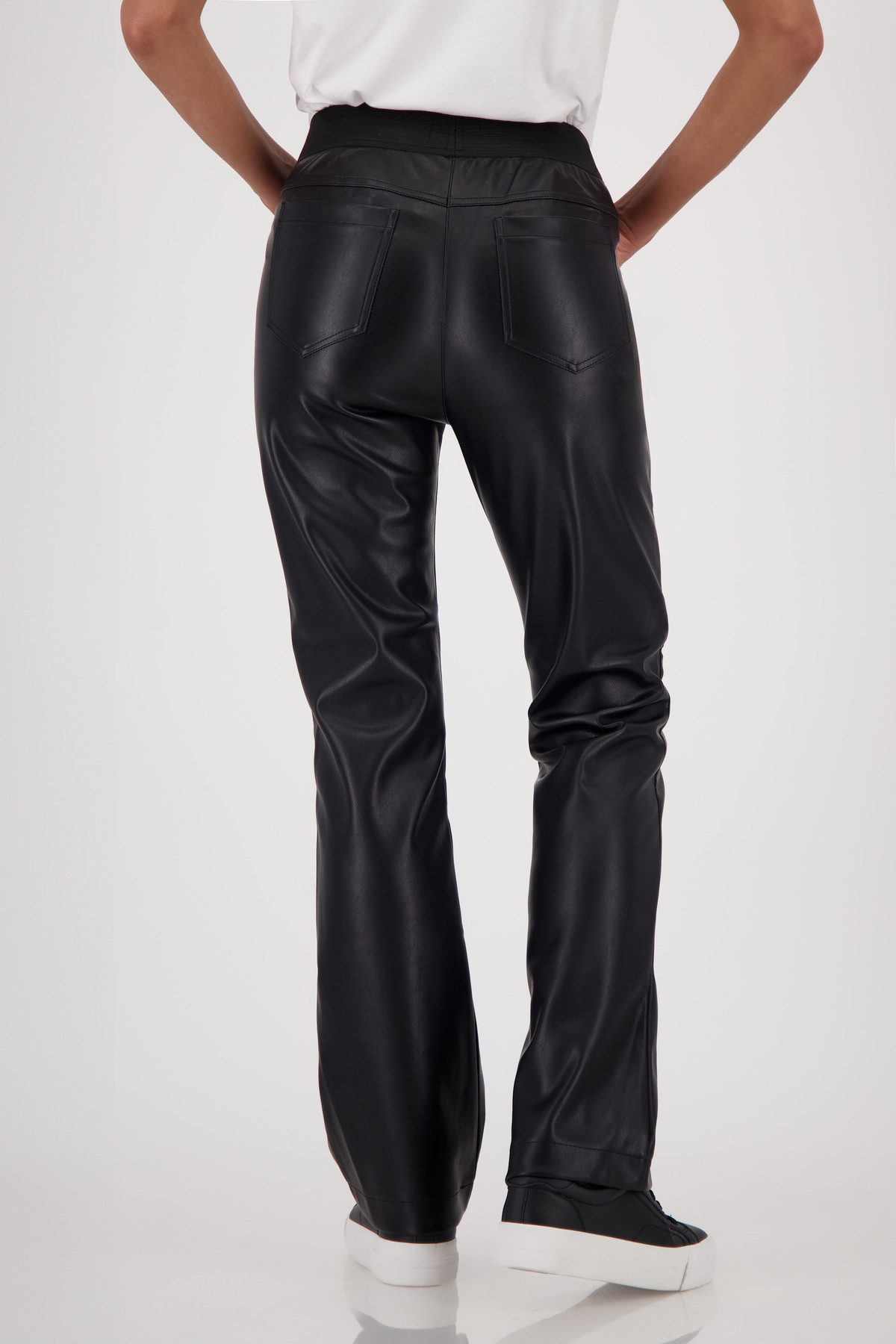 Monari Imitatieleren broek