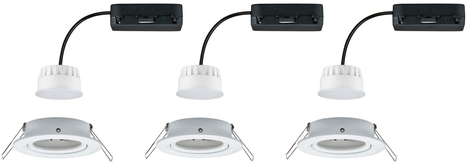 Paulmann Ledinbouwlamp LED inbouwlamp Nova Coin rond 84mm 50°
