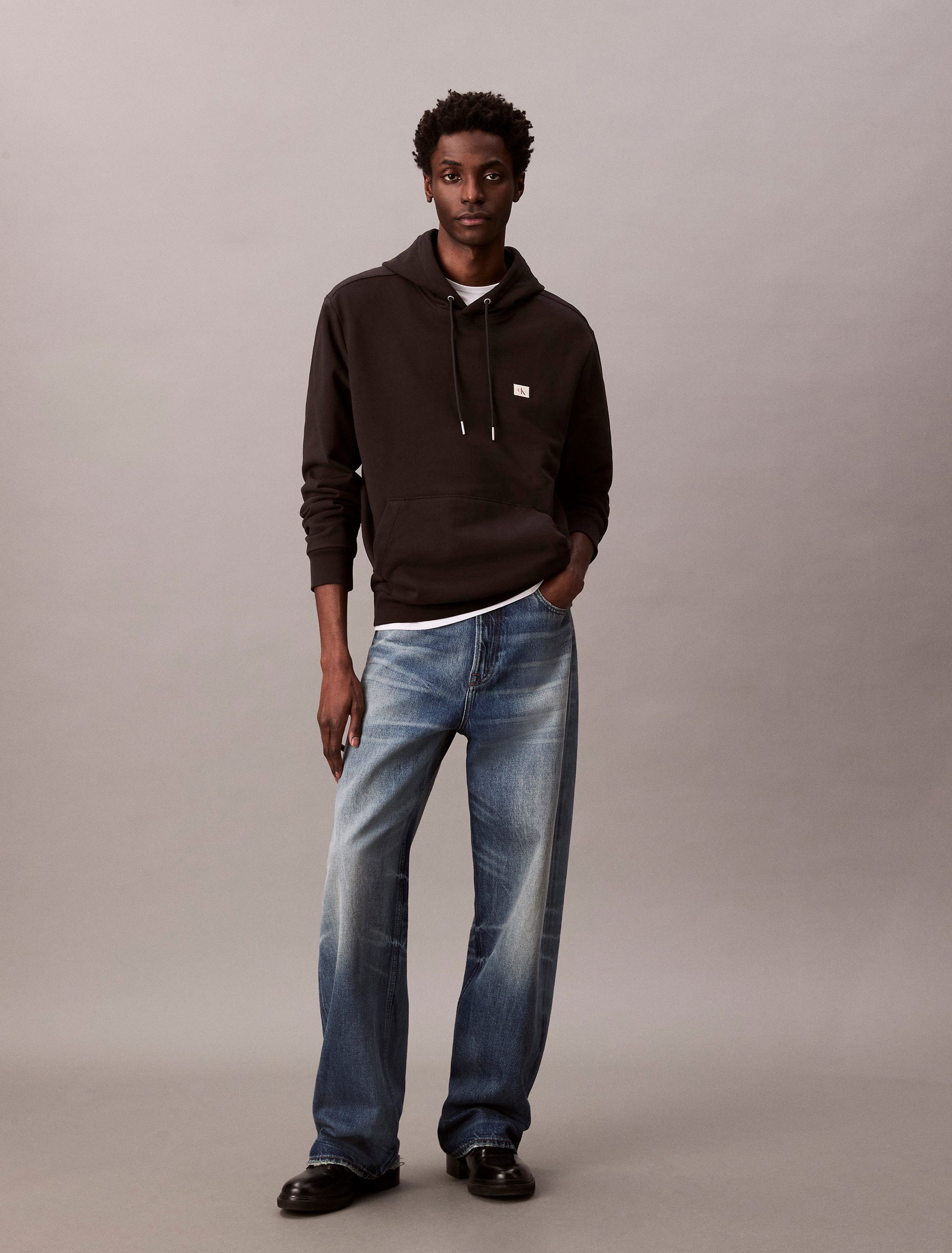 Calvin Klein Hoodie 400GSM TERRY BADGE HOODIE