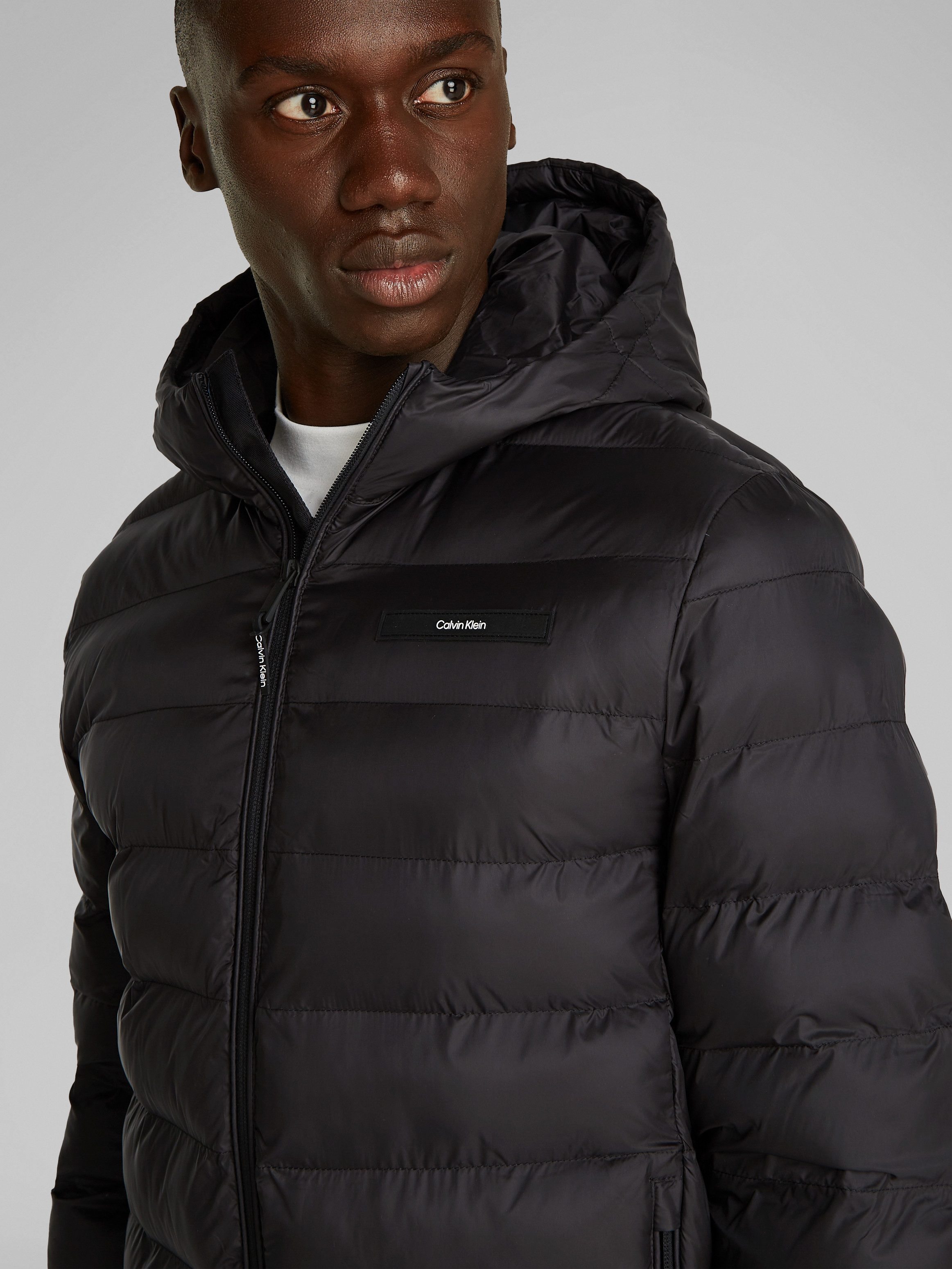 Calvin Klein Outdoorjack RECYCLED HOODED PUFFER JACKET