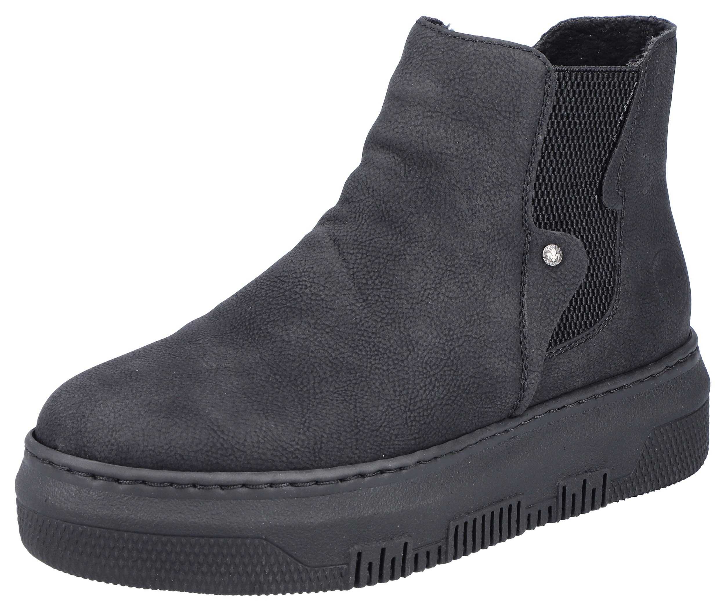 NU 20% KORTING: Rieker Chelsea-boots met stretch opzij