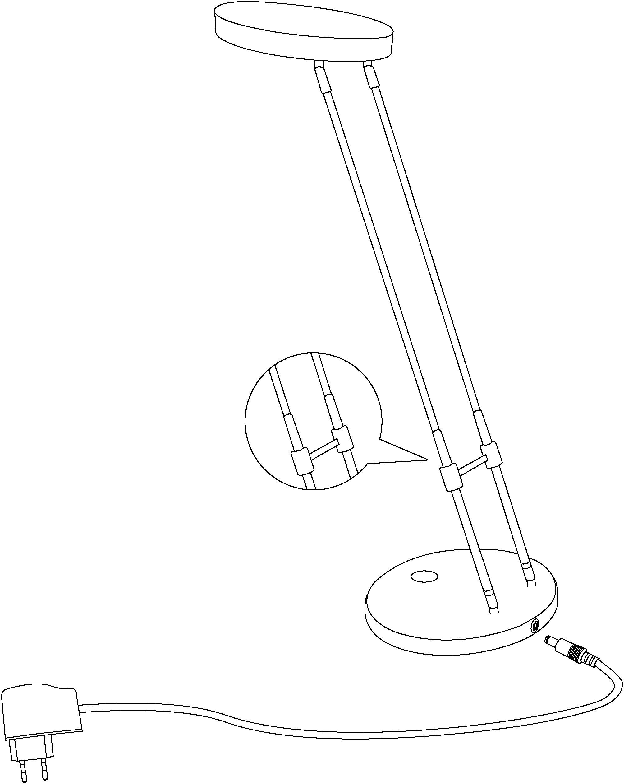 EGLO Led-tafellamp Gexo