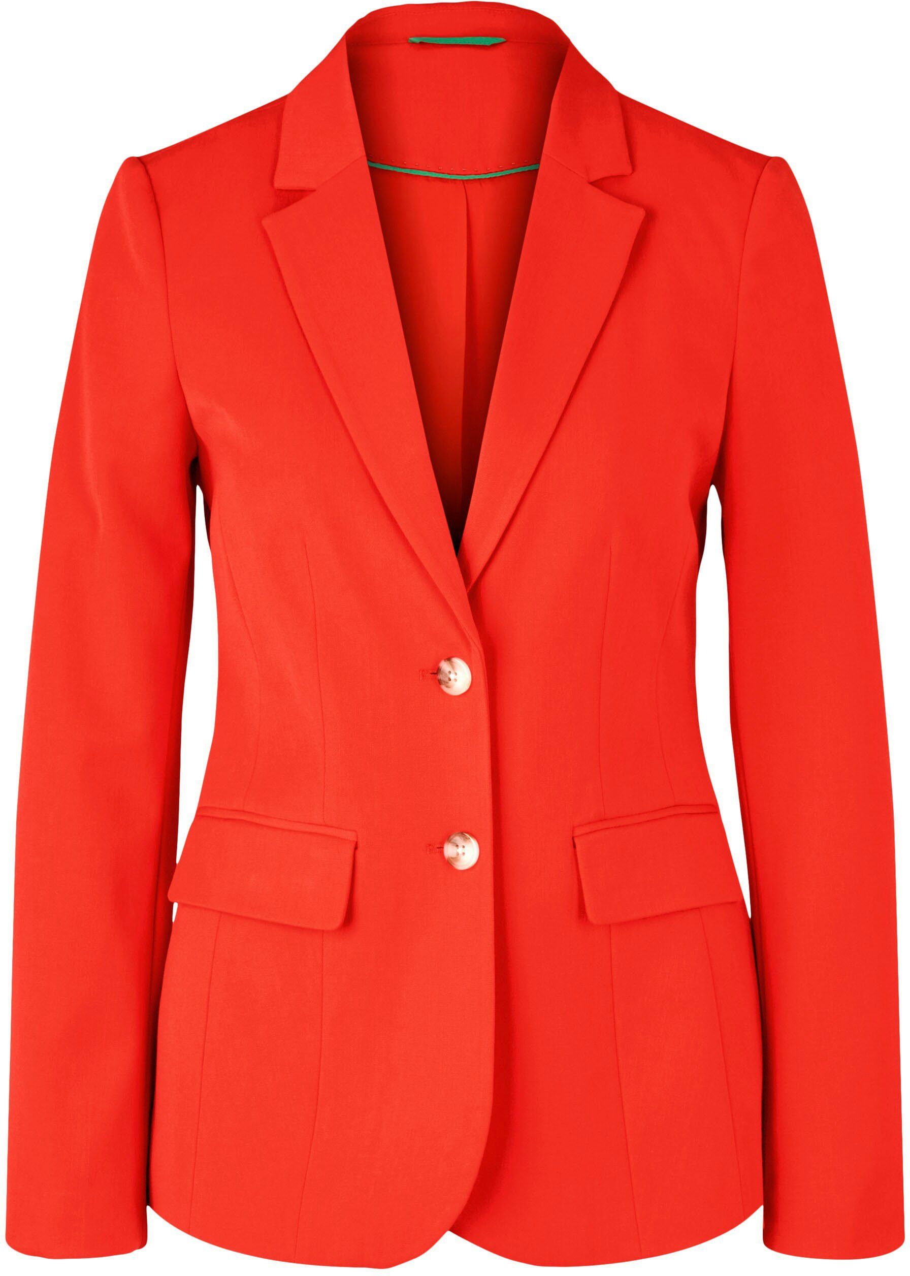 Tom Tailor Lange blazer in licht getailleerde snit