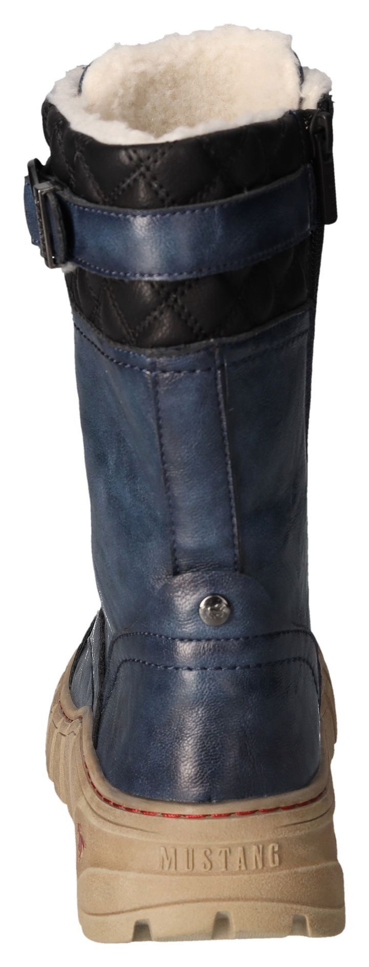 Mustang Shoes Winterlaarzen , veterschoenen, snowboots, profielzool met binnenrits