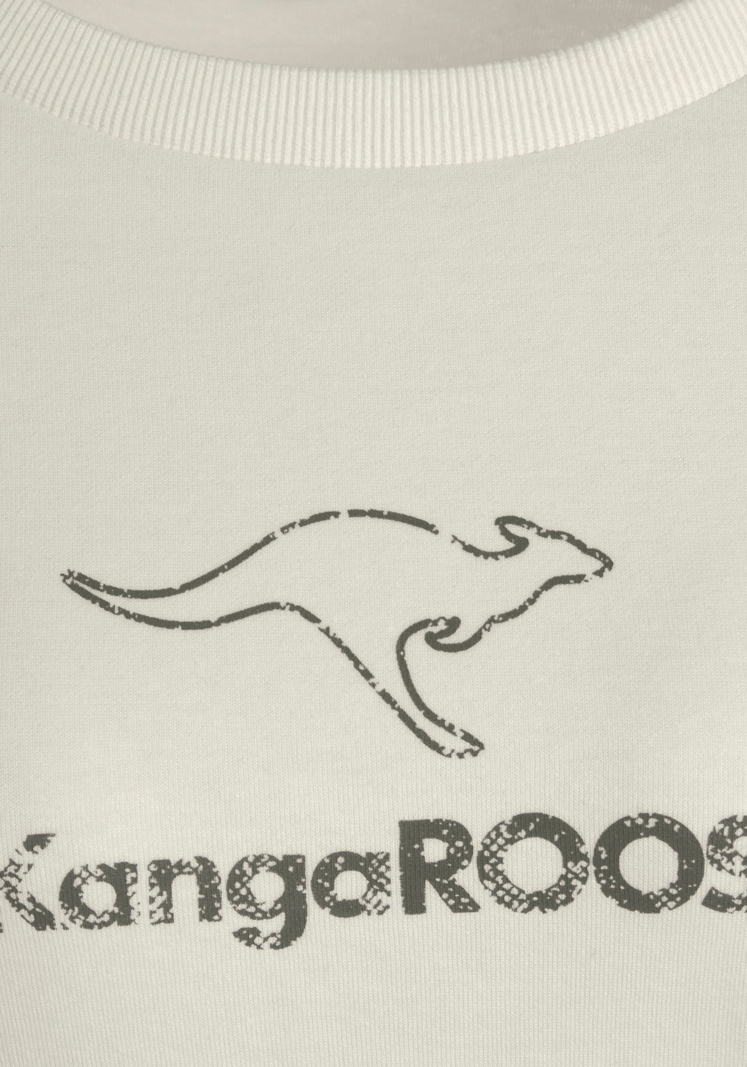 KangaROOS Sweatshirt met contrasterende logoprint, loungepak