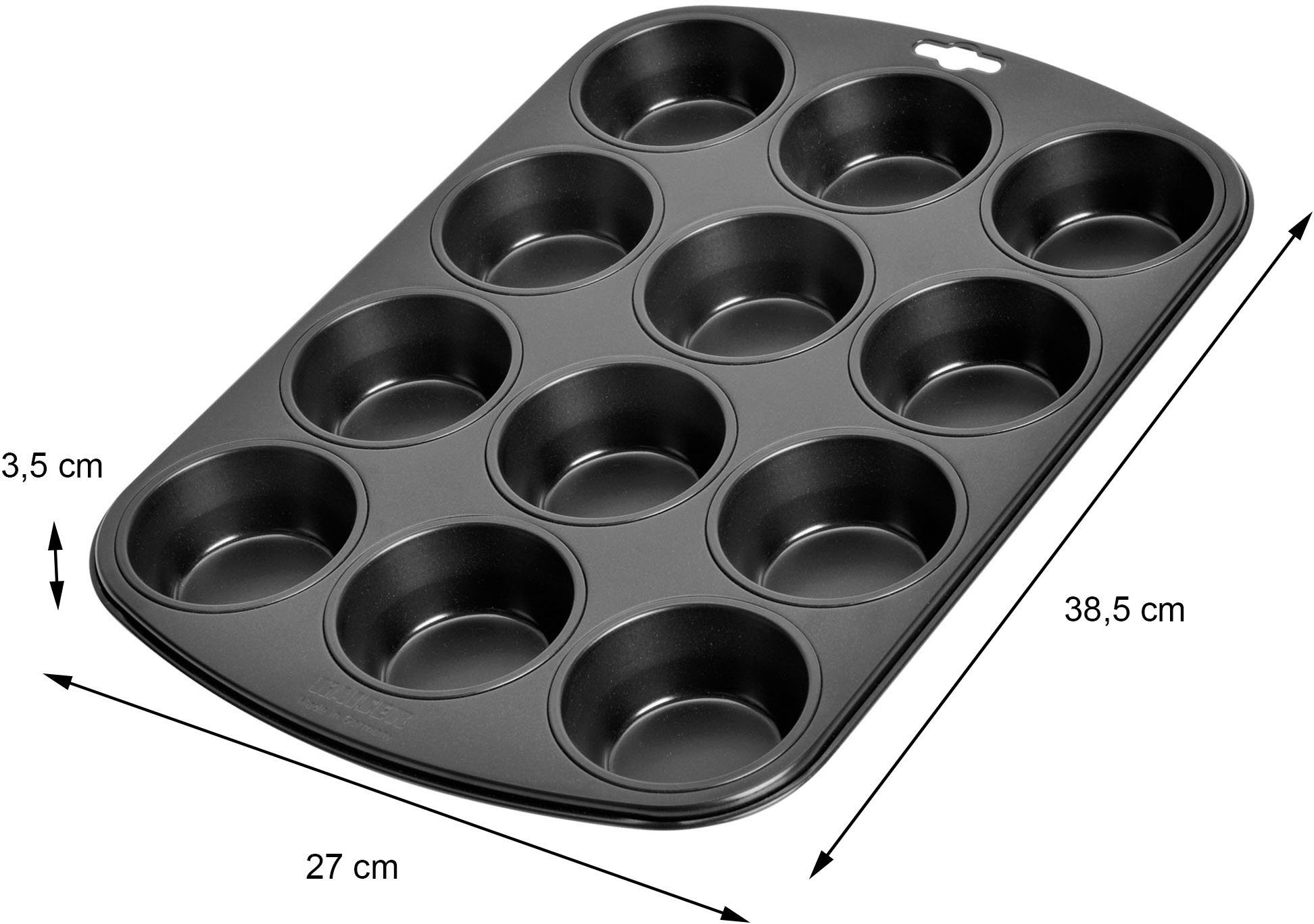 Kaiser Backformen Muffinvorm Inspiration voor 12 muffins of cupcakes, made in germany (1 stuk)