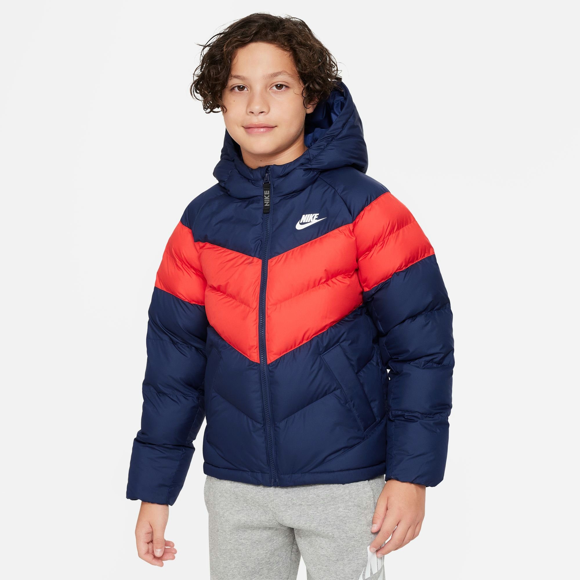 Nike Sportswear Gewatteerde jas K NSW SYN FL HD JCKT voor kinderen