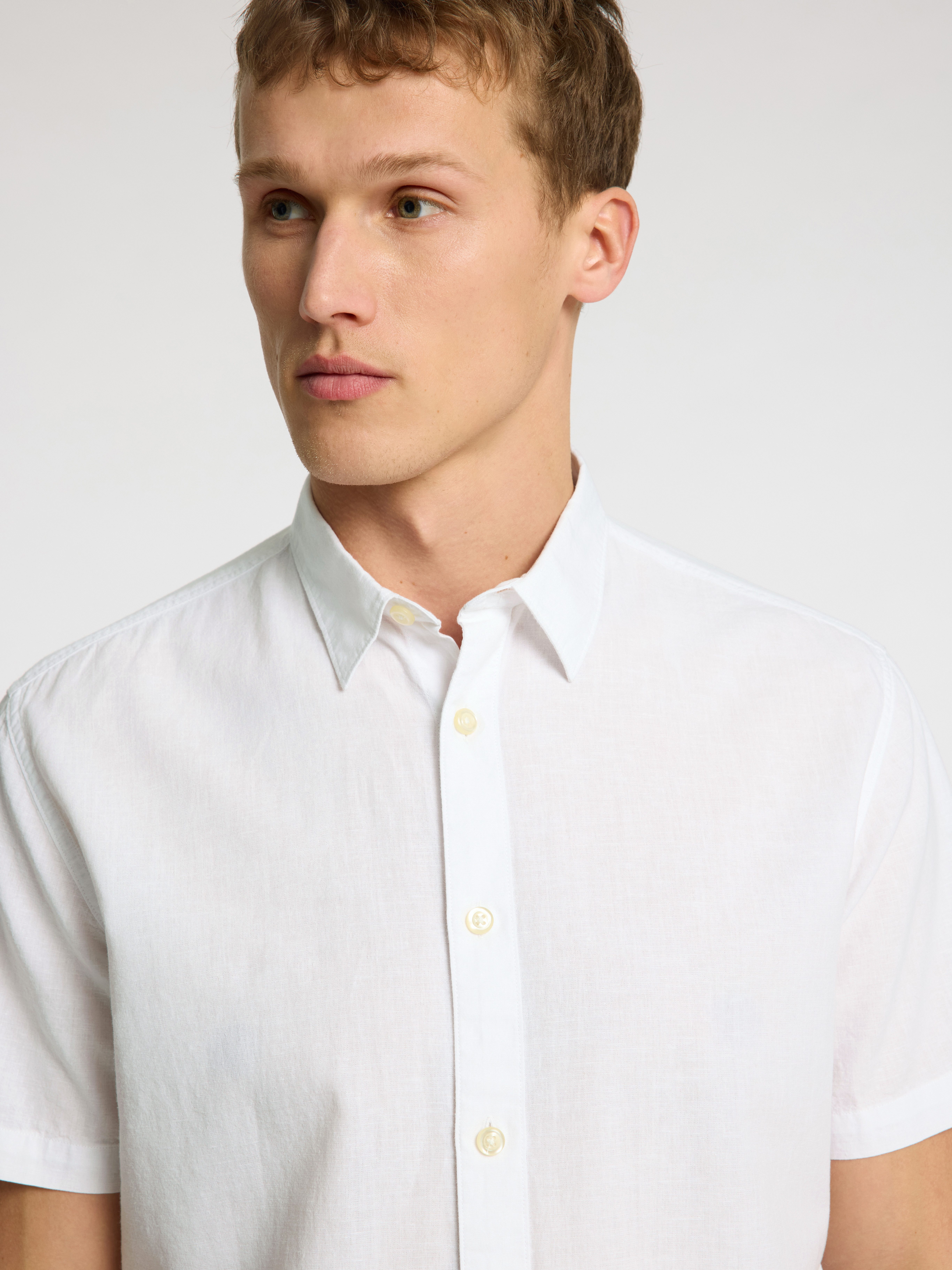 SELECTED HOMME Overhemd met korte mouwen SLHREG-SUN SHIRT SS NOOS