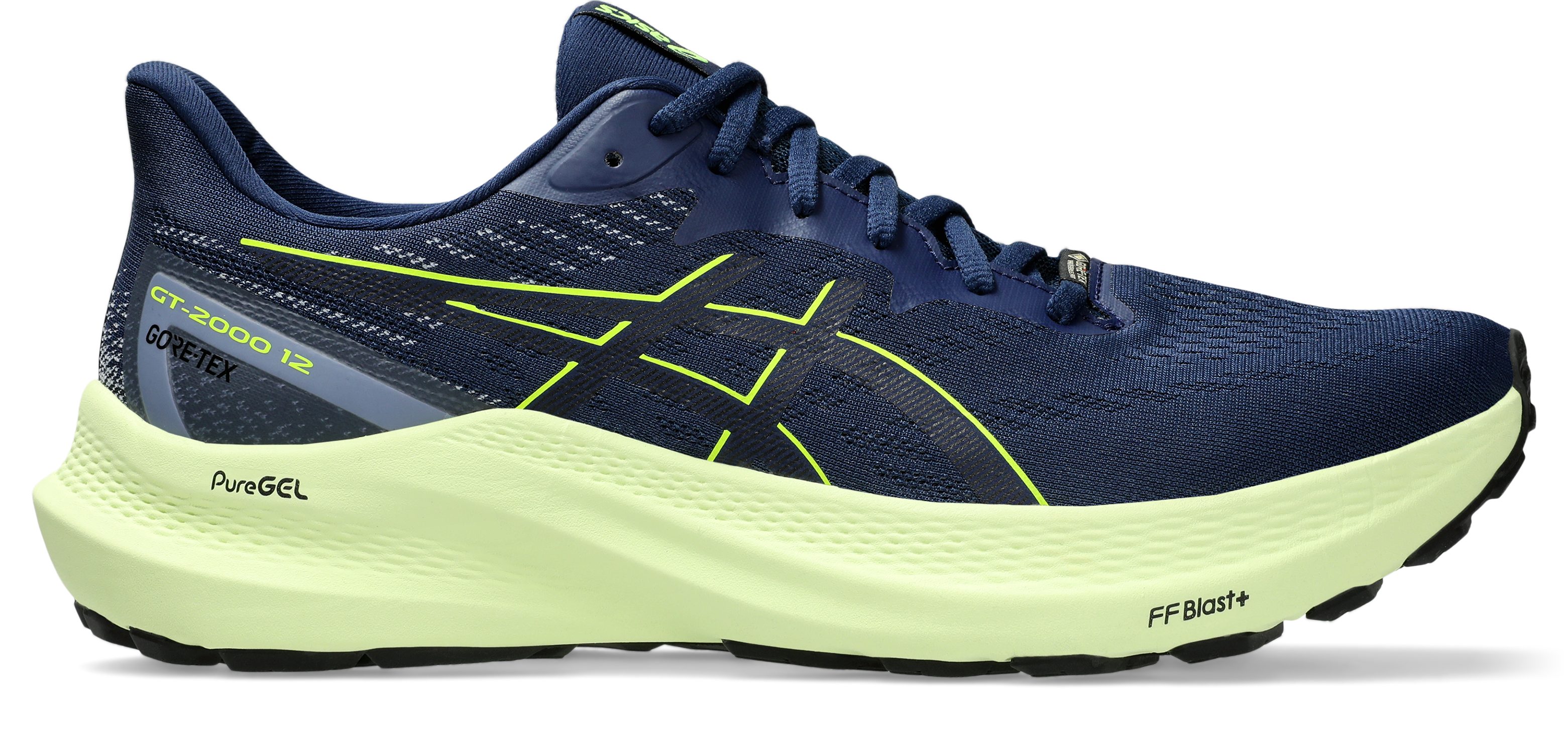 Asics Runningschoenen GT-2000 12 Gore-Tex voor meer stabiliteit, waterdicht