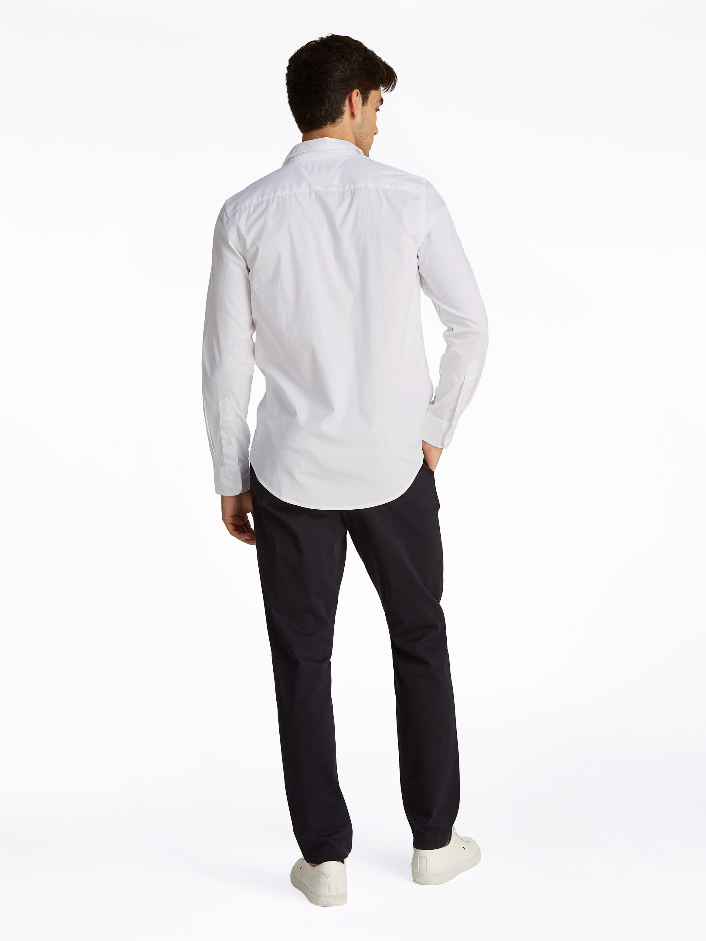 Tommy Hilfiger Businessoverhemd FLEX POPLIN KENT COLLAR SF SHIRT