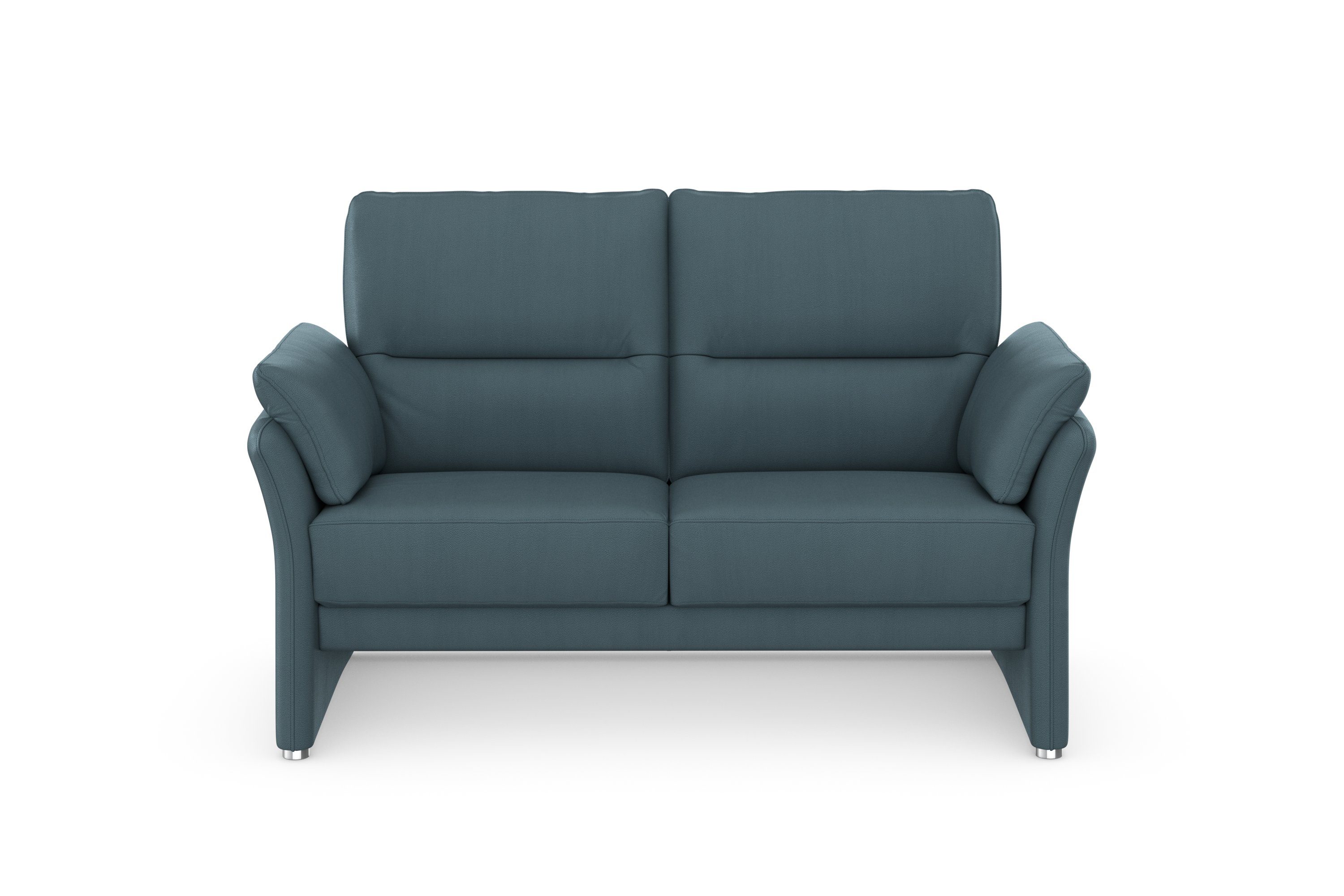 DOMO collection 2-zitsbank Pina elegant en tijdloos, smalle armleuningen, compacte afmetingen