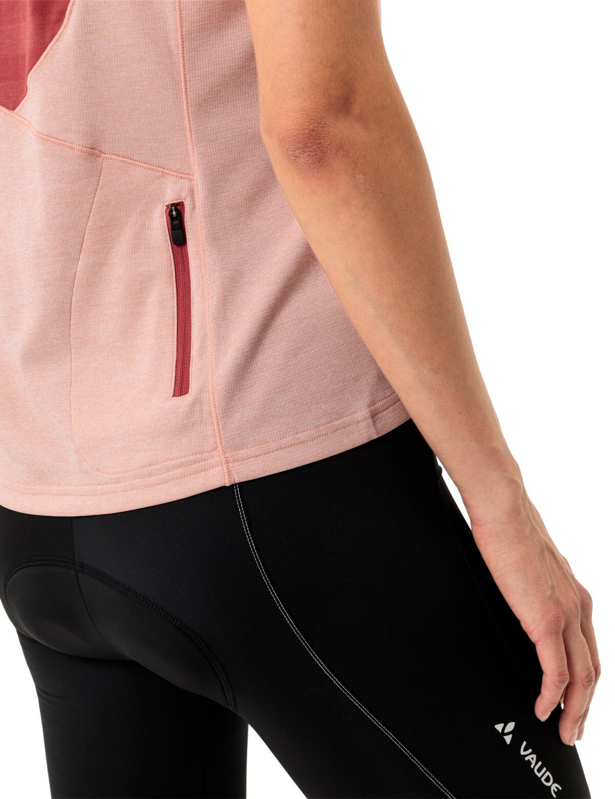 VAUDE Fietsshirt Fiets shirt met materiaalinzetten
