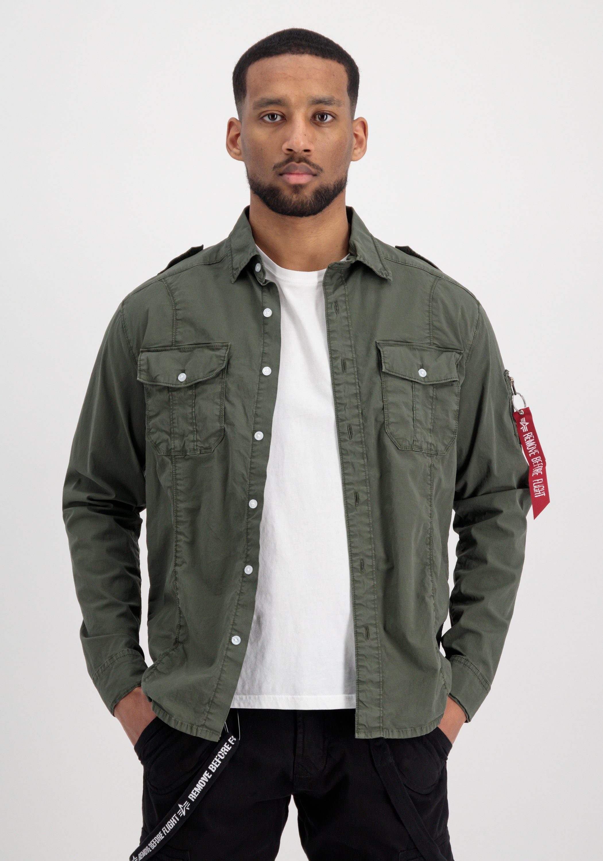 Alpha Industries T-shirt heren t-shirts maat S grijs