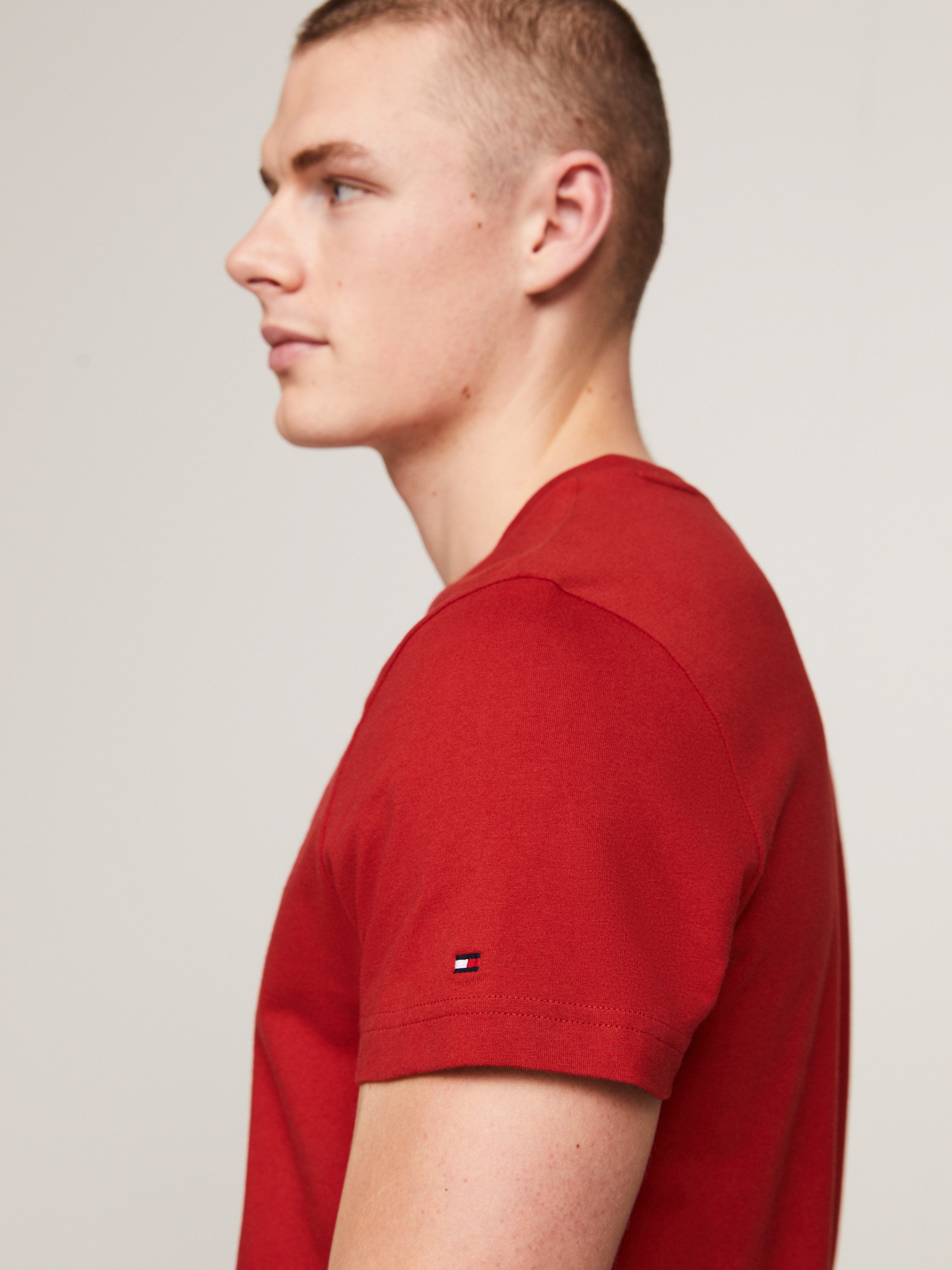 Tommy Hilfiger T-shirt Tommy Logo Tee van duurzaam katoen
