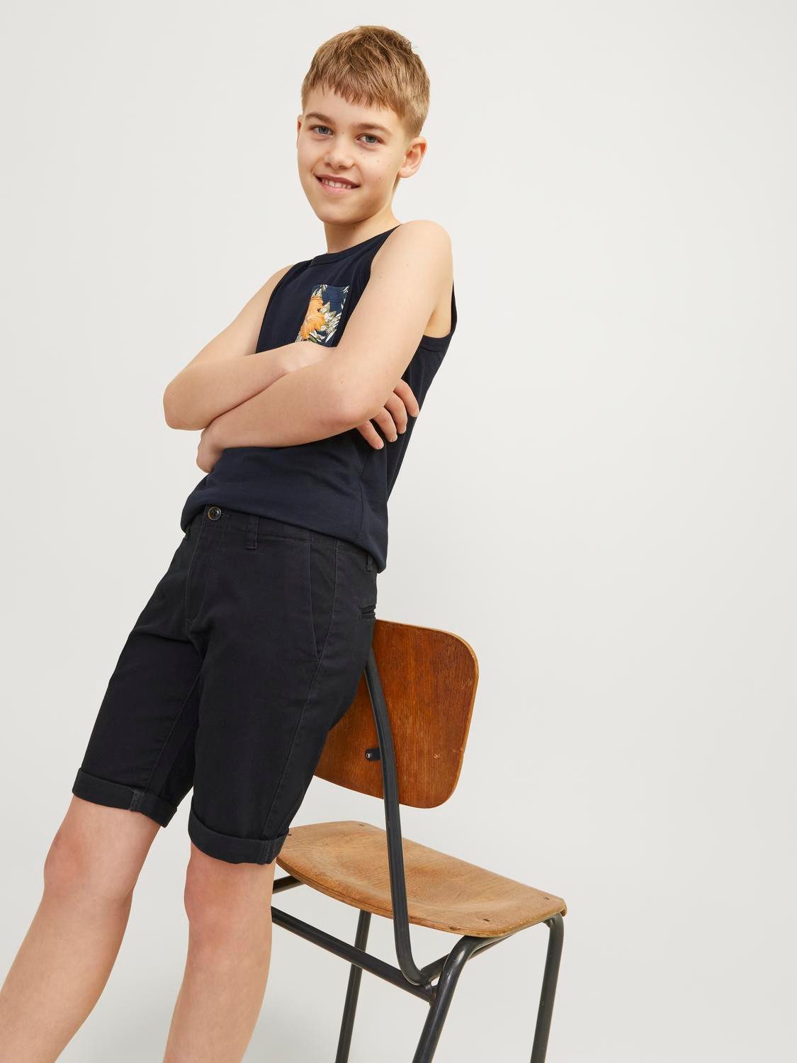Jack & Jones Junior Chino-short JPSTDAVID JJCHINO SHORTS AKM SN JNR