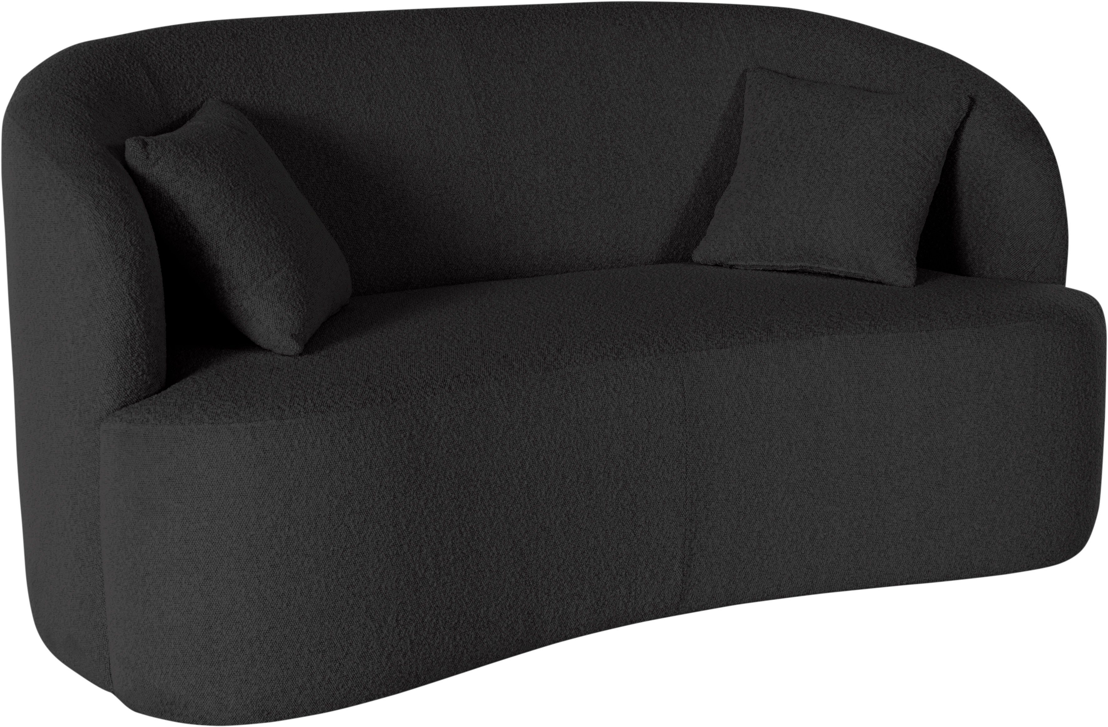 LeGer Home by Lena Gercke 2-zitsbank Dilara afgeronde rugleuning en front, in 3 stofkwaliteiten