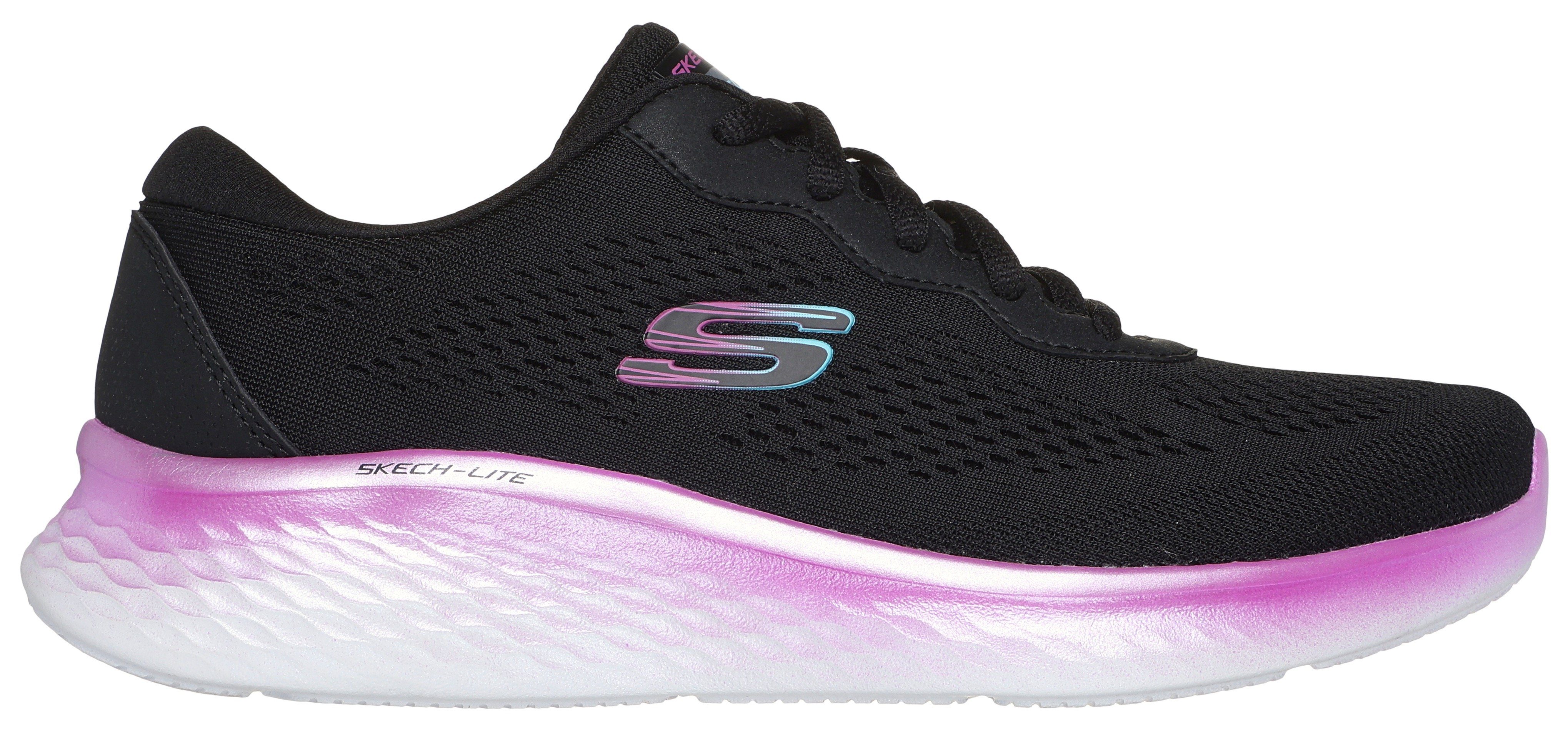 Skechers Sneakers SKECH-LITE PRO-STUNNING STEPS vrijetijdsschoen, lage schoen, veterschoen met air-cooled memory foam