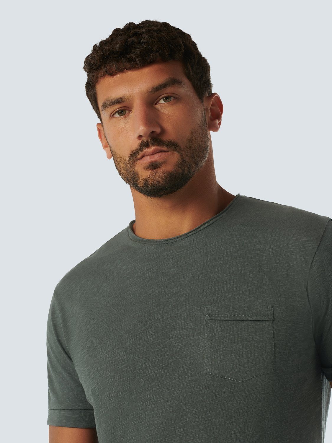 NO EXCESS T-shirt met borstzak