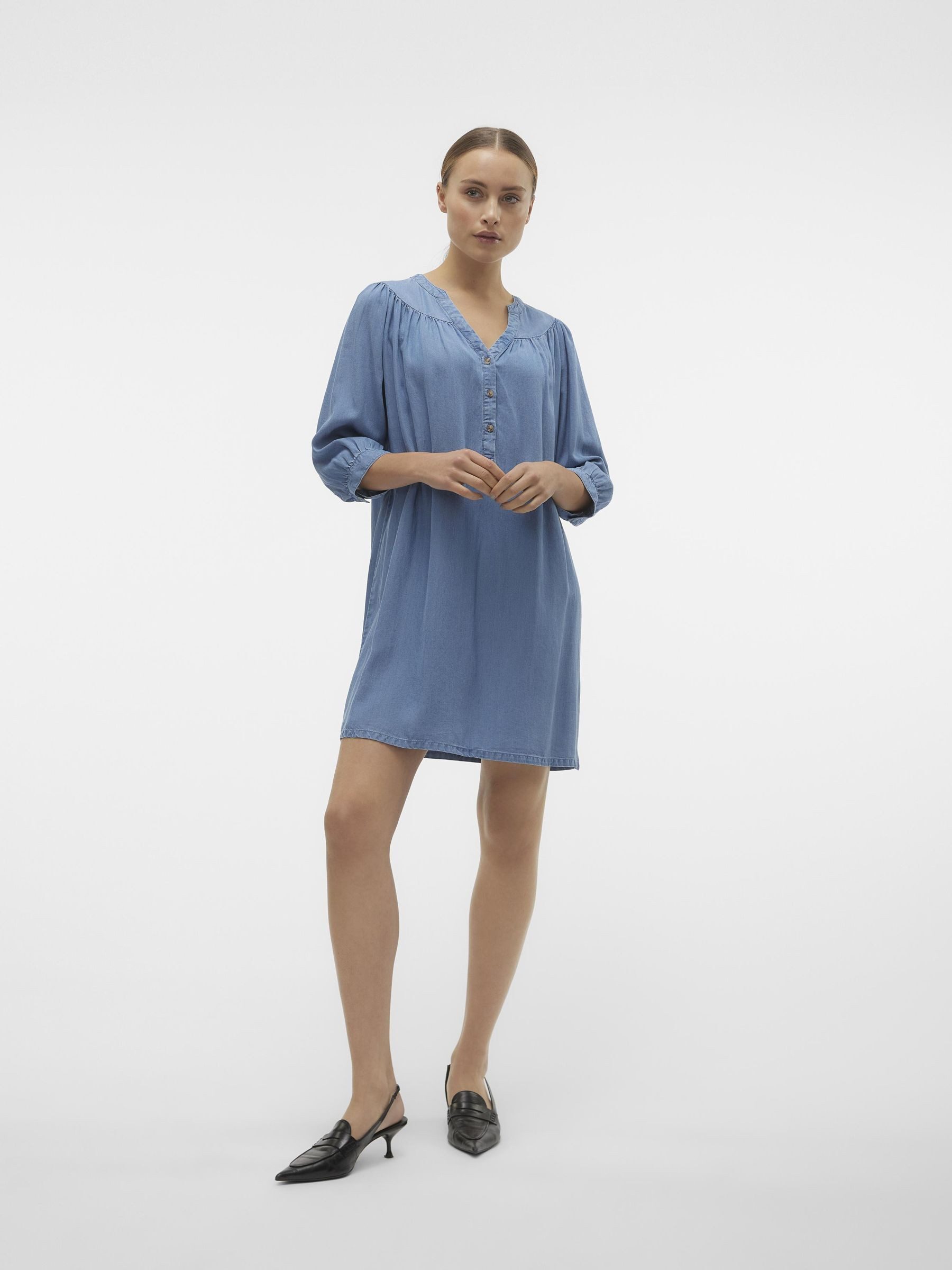 Vero Moda Mini-jurk VMBREE 3 4 LOOSE TUNIC GA