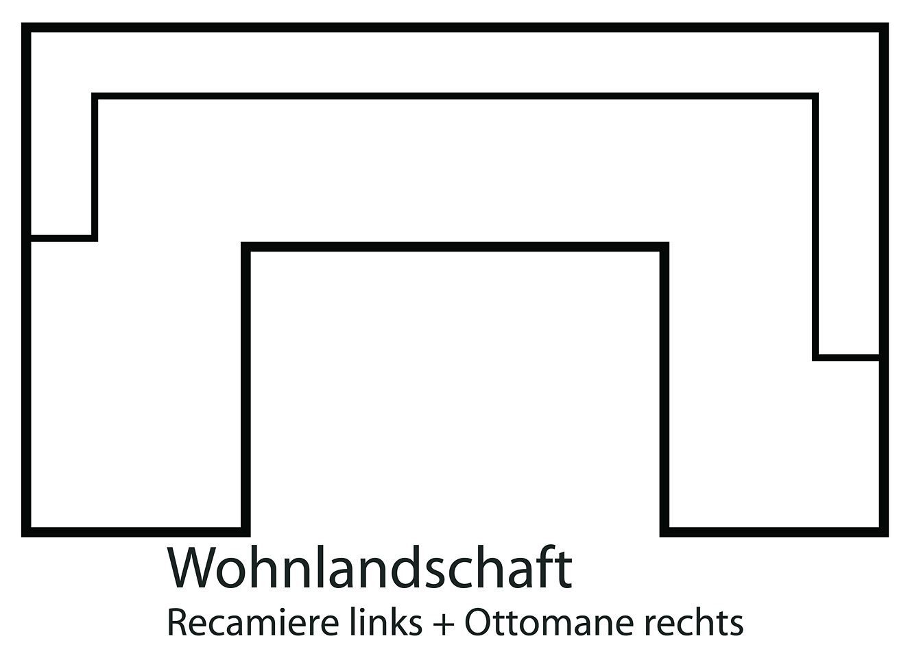 DOMO collection Zithoek Star, zeitlose Formensprache, elegante Optik, viel Platz, U-Form optioneel met slaapfunctie