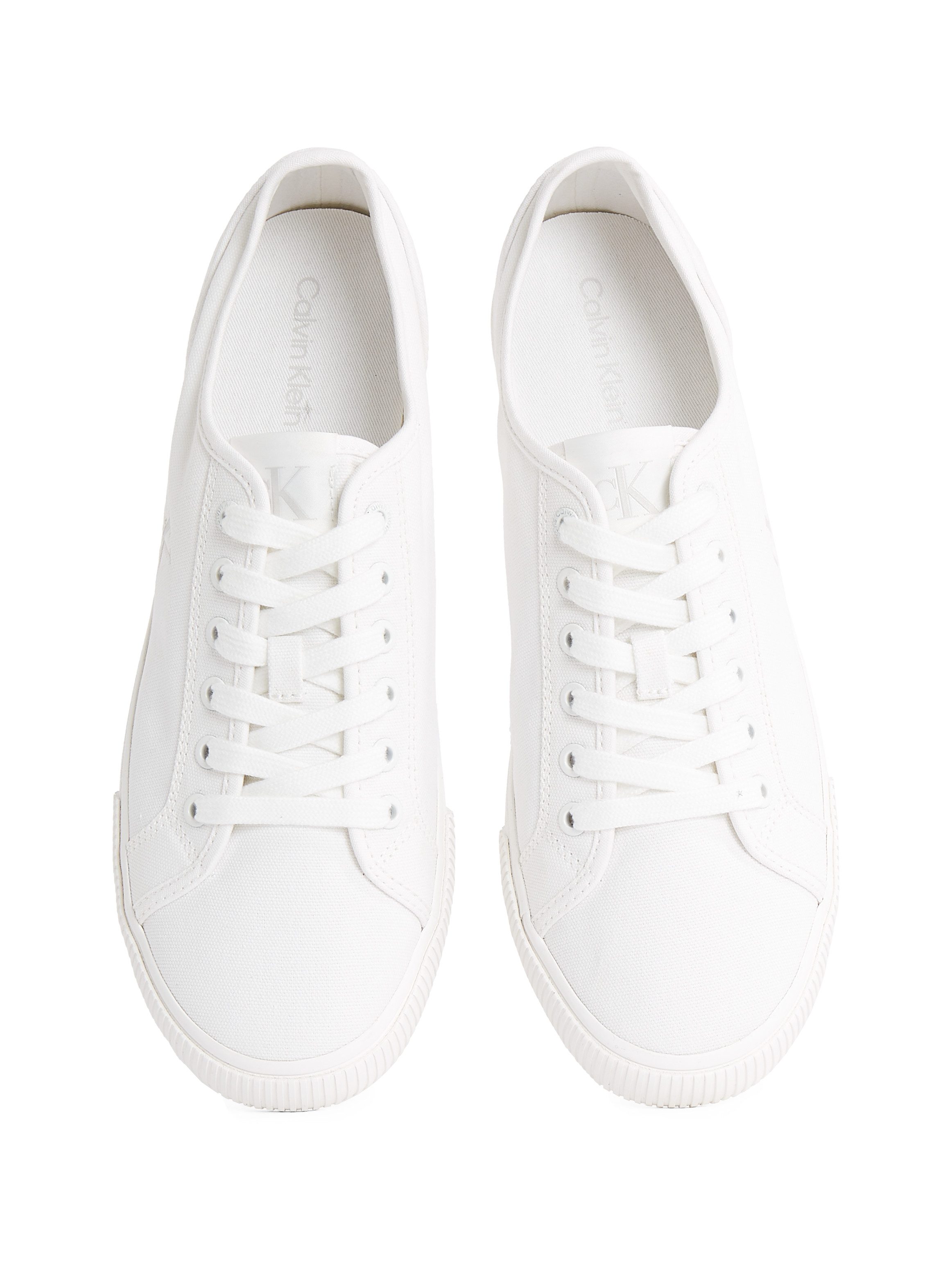 Calvin Klein Sneakers ESS VULC LOW MG CANVAS , veterschoenen, lage schoen, vrijetijdsschoen in klassieke look