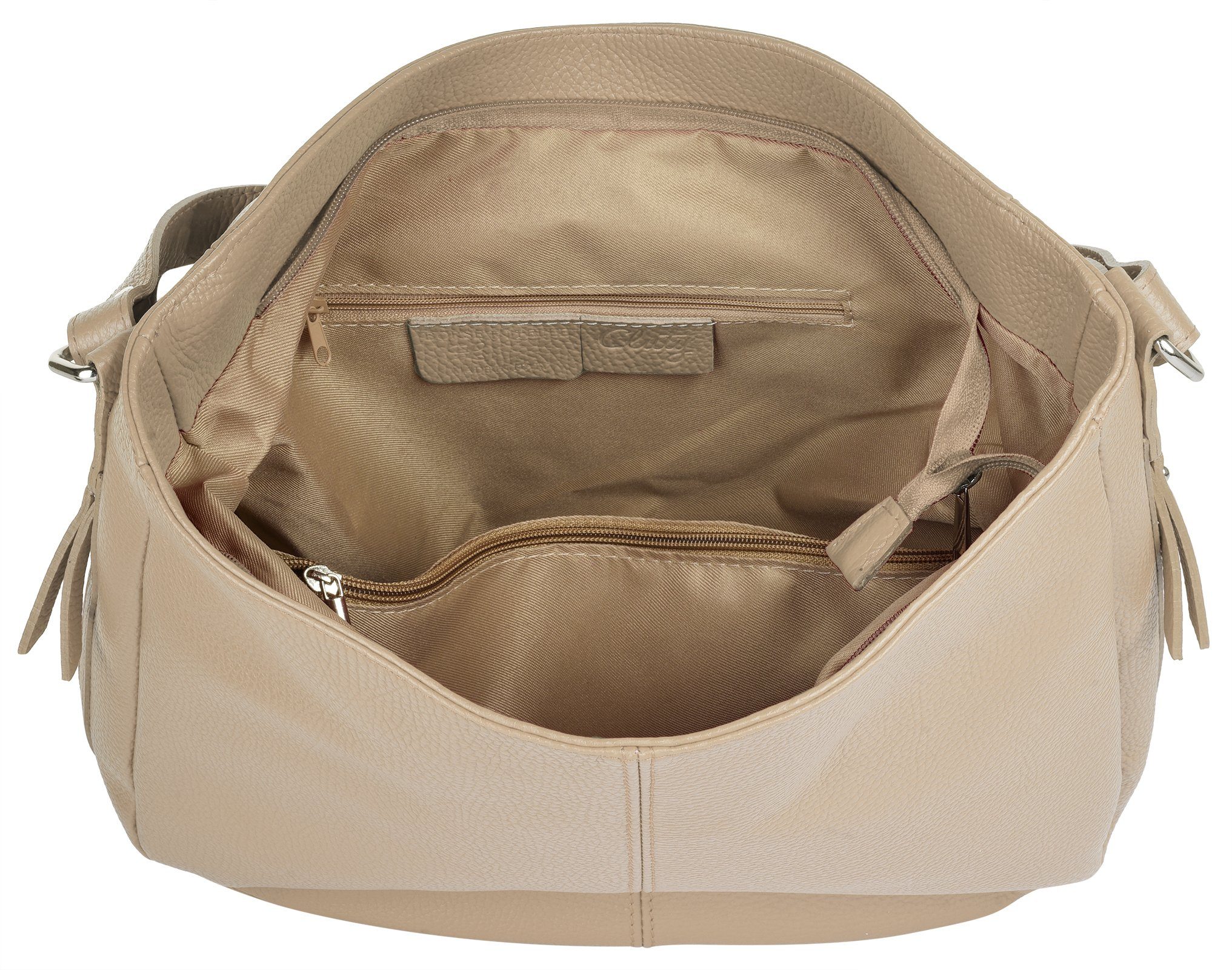 Cluty Shopper echt leer, made in italy