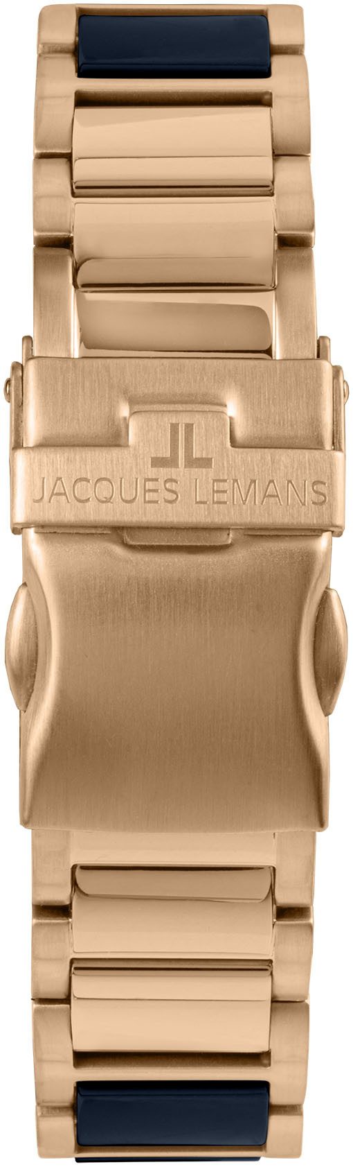Jacques Lemans Keramisch horloge Liverpool Quartz horloge, polshorloge, herenhorloge, tot 10 bar waterdicht, analoog, datum