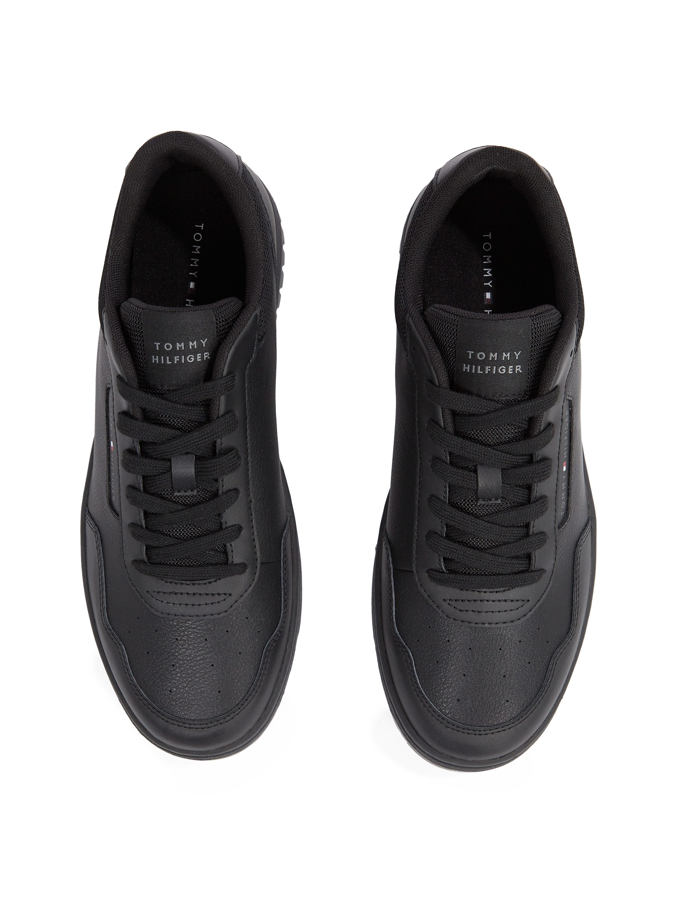 Tommy Hilfiger Plateausneakers TH BASKET CORE LITE LTH , vrijetijdsschoen, veterschoen, lage schoen met gevoerde schacht