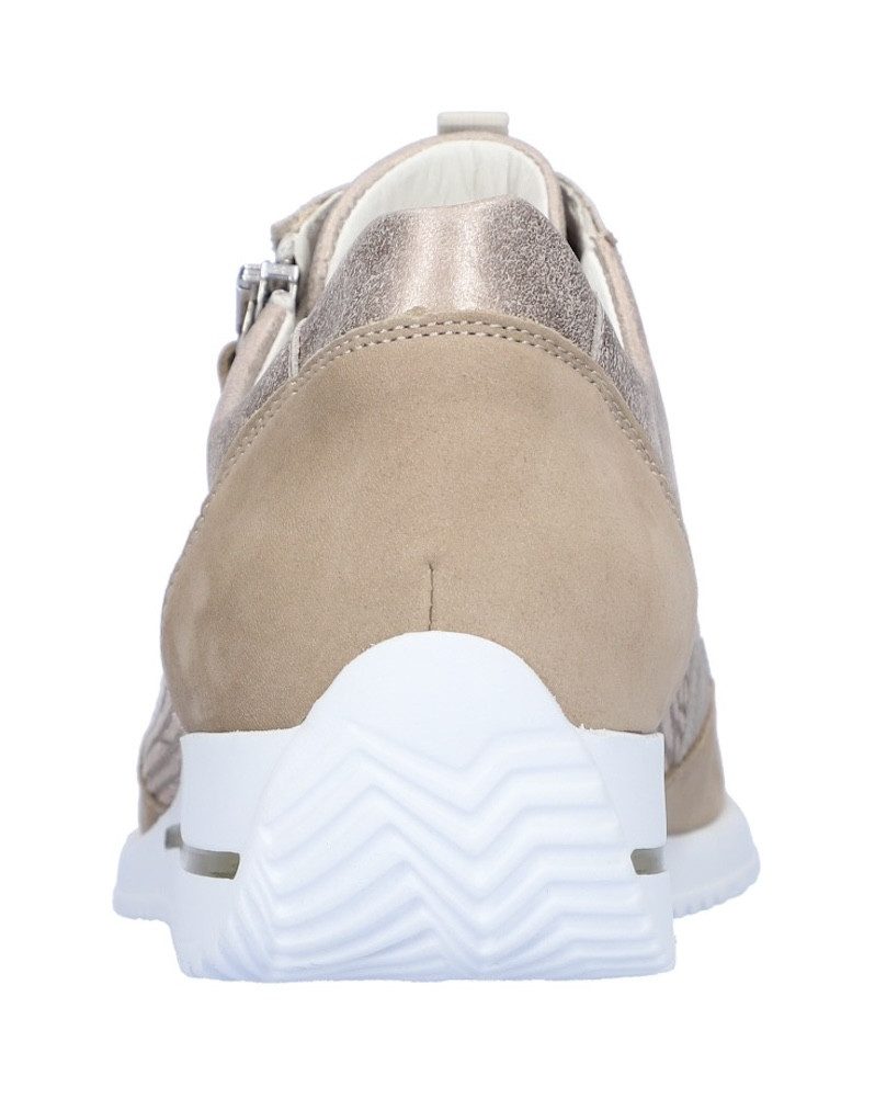 Waldläufer Sneakers met sleehak HIMONA , lage schoen, veterschoen, comfortabele schoen met ritssluiting