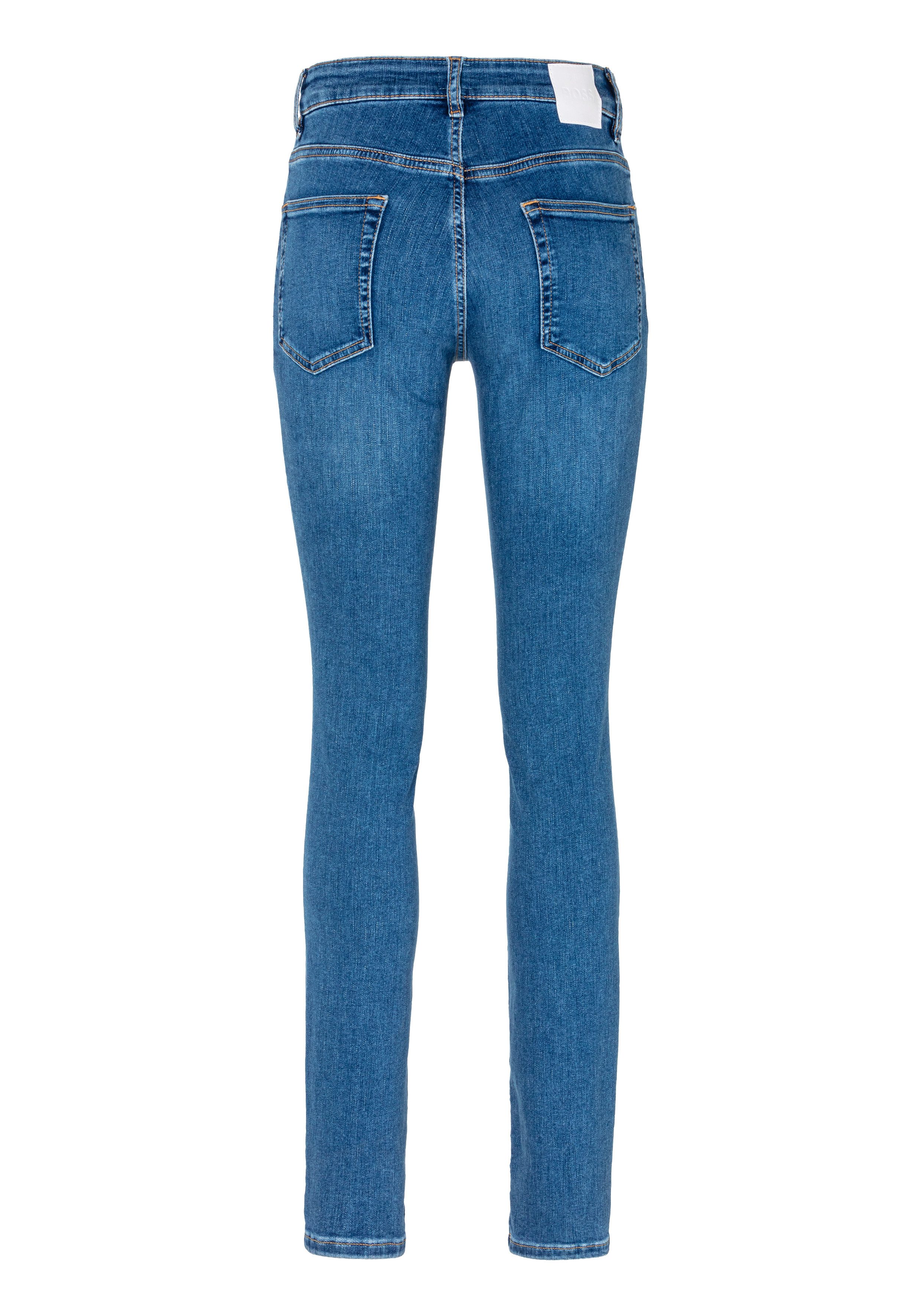 Boss Orange Slim fit jeans Jackie Mid Waist Premium Damesmode